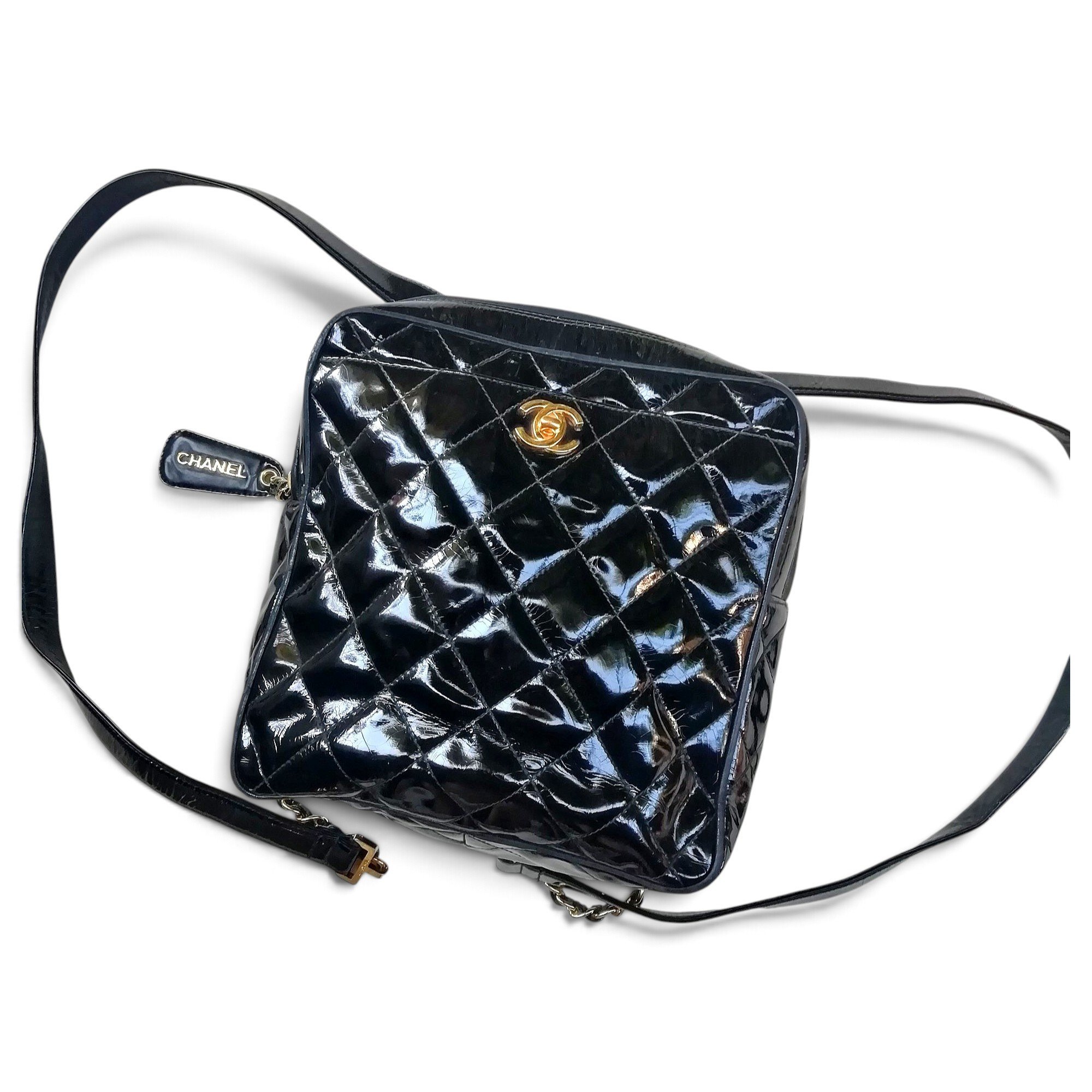 Leather backpack