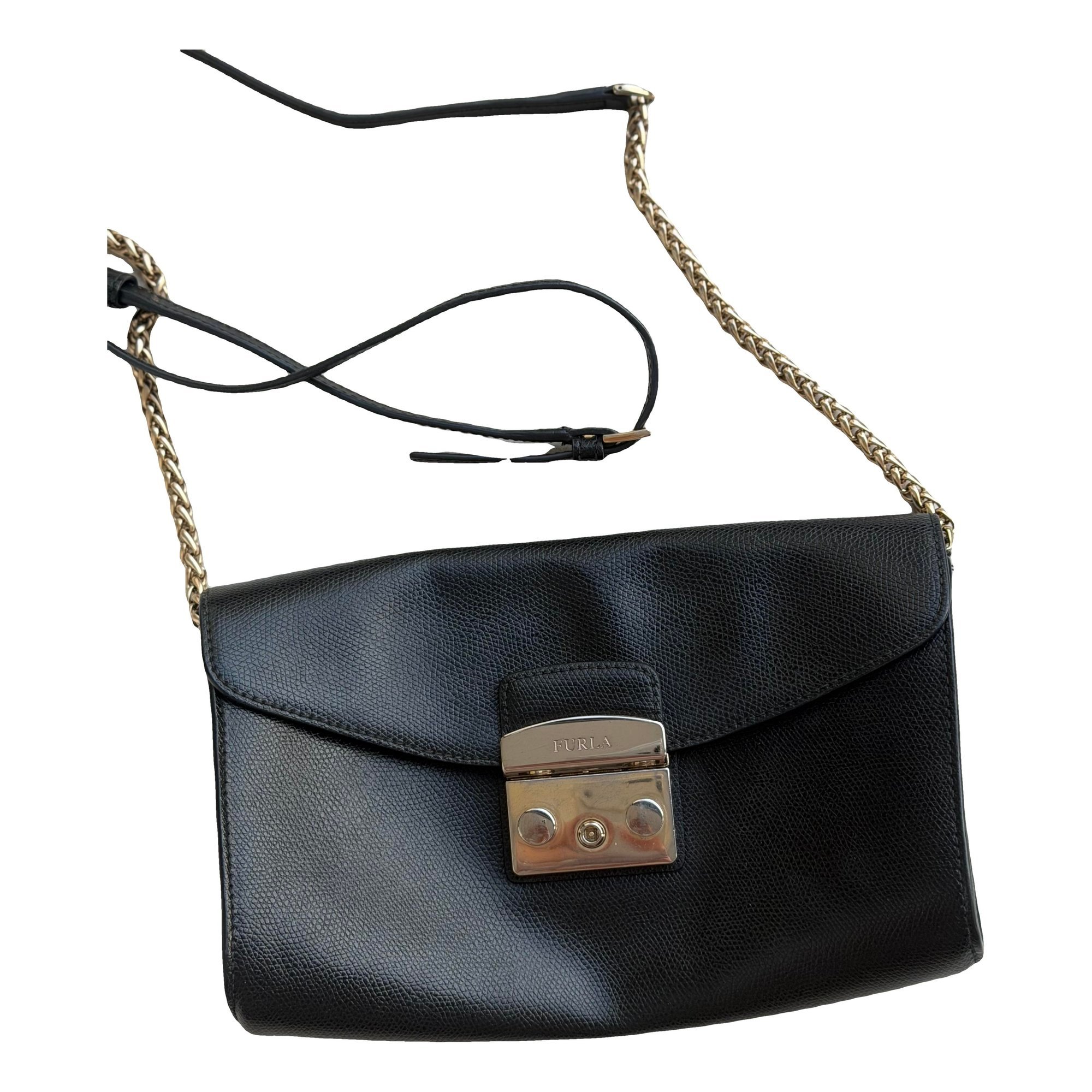 Furla Metropolis leather clutch bag