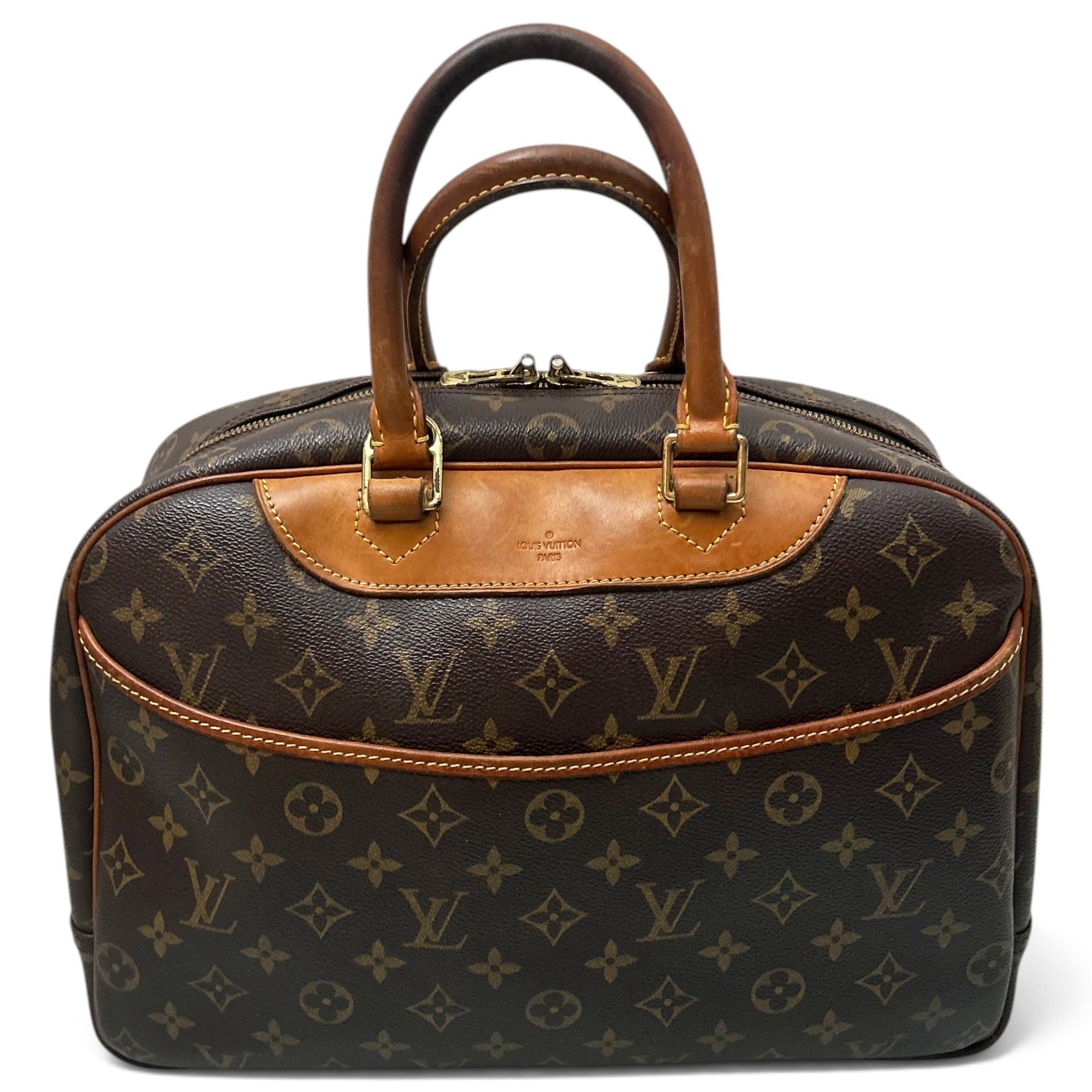 Deauville leather handbag