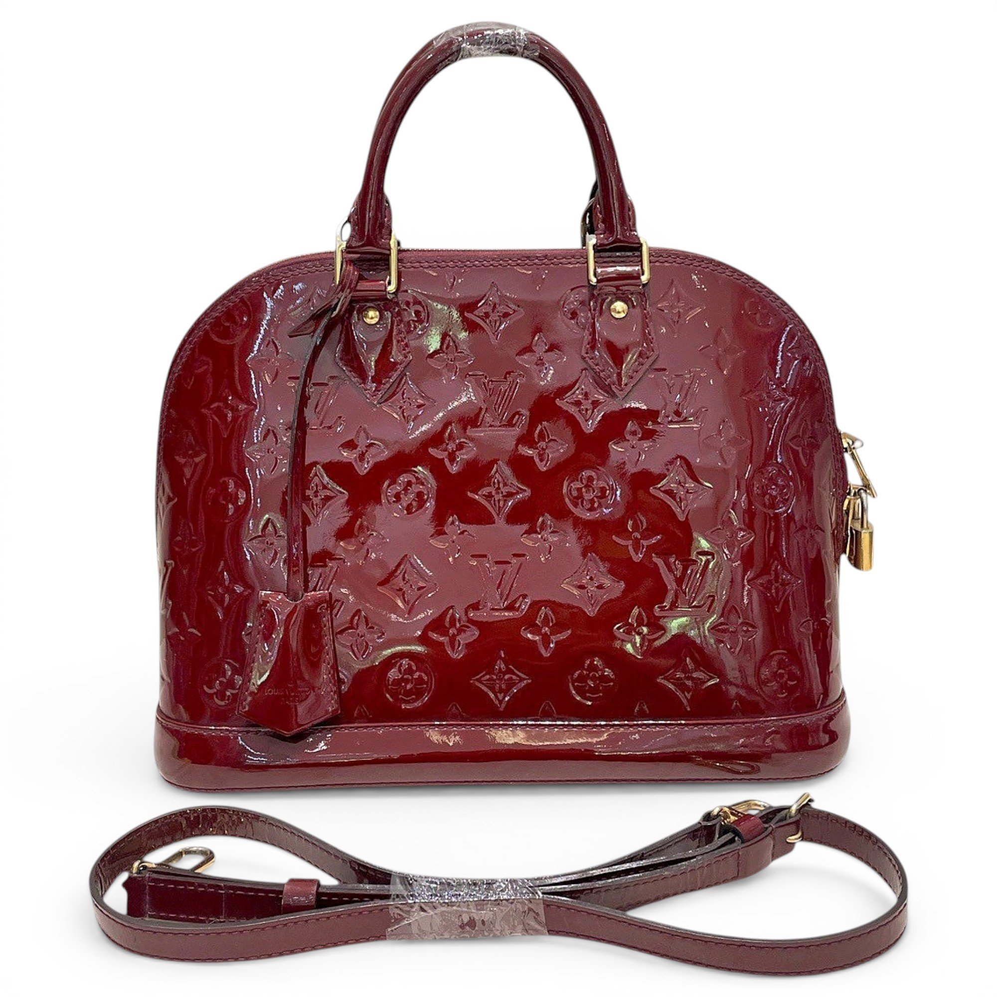 Alma patent leather handbag