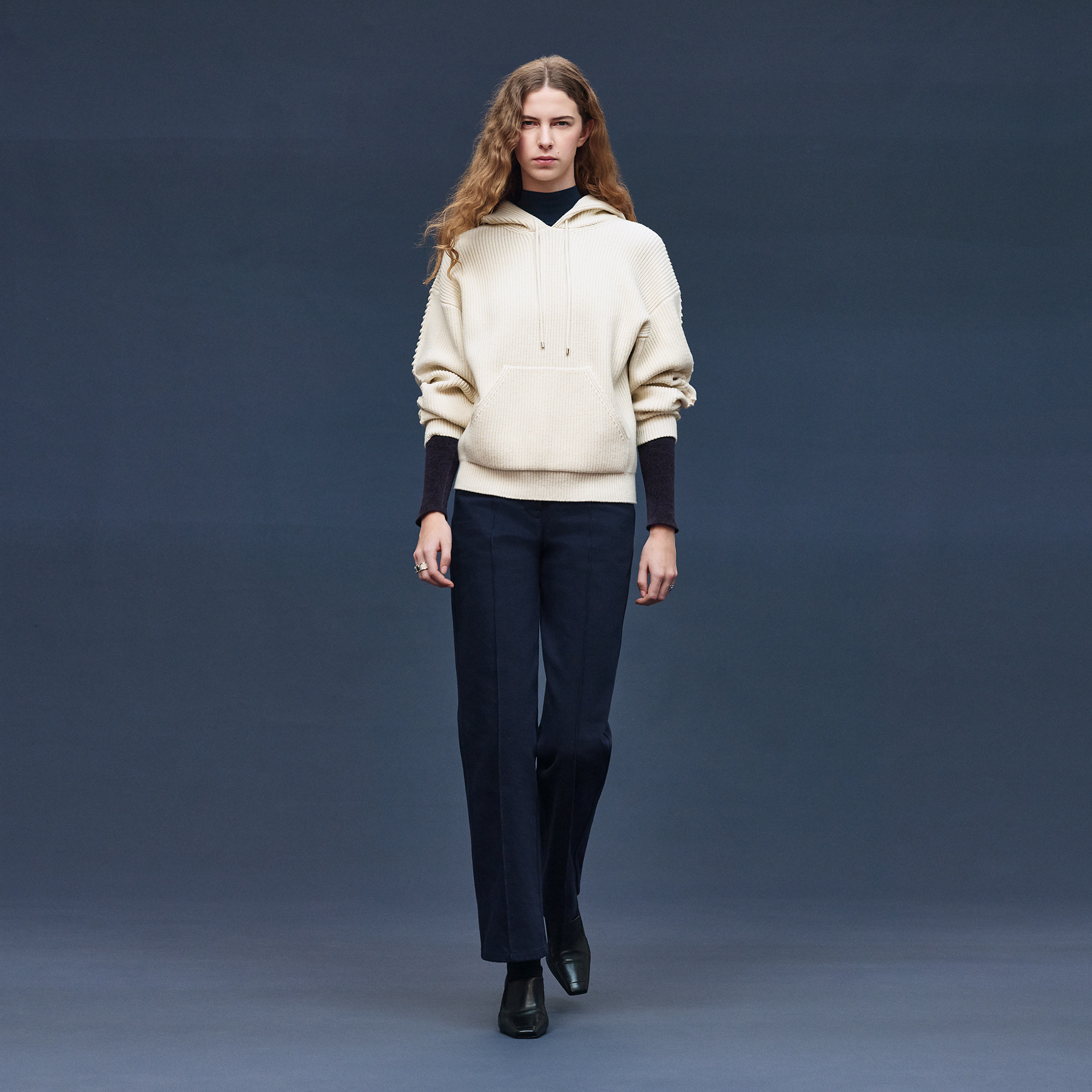 Pull à capuche