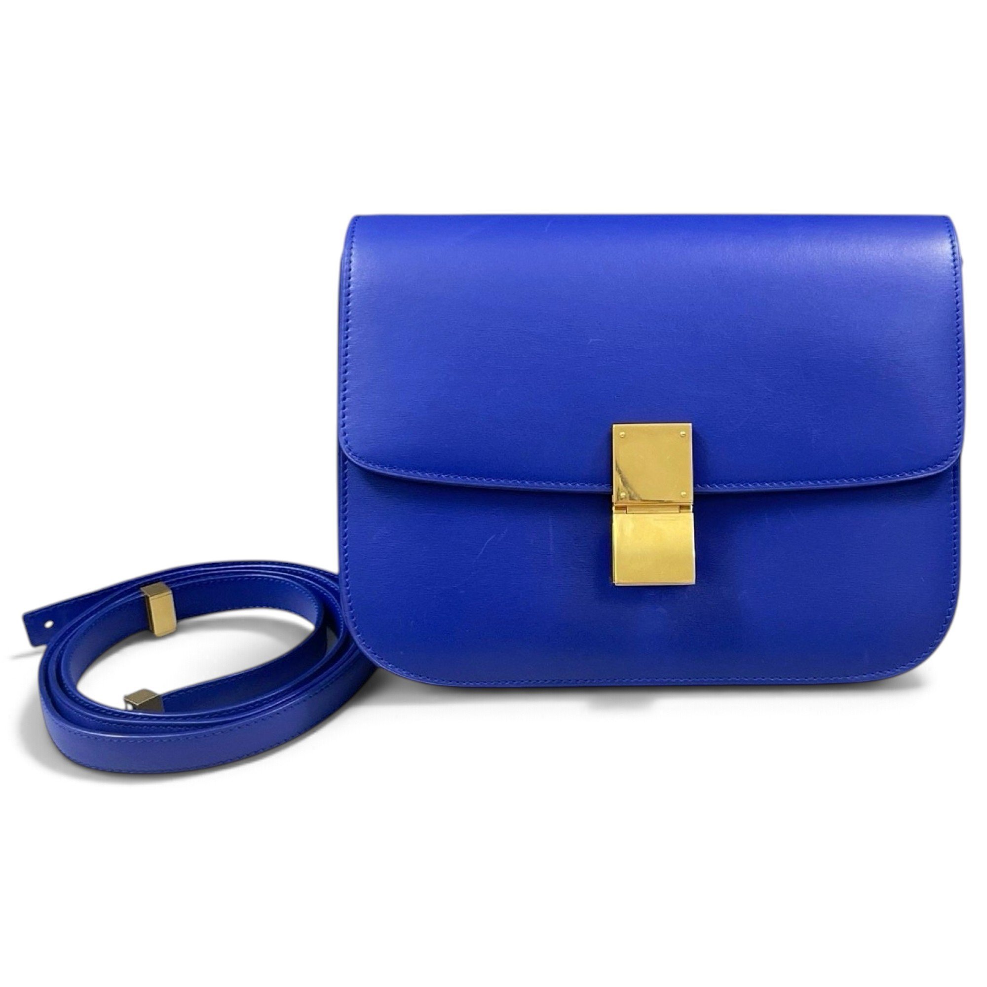Classic leather crossbody bag