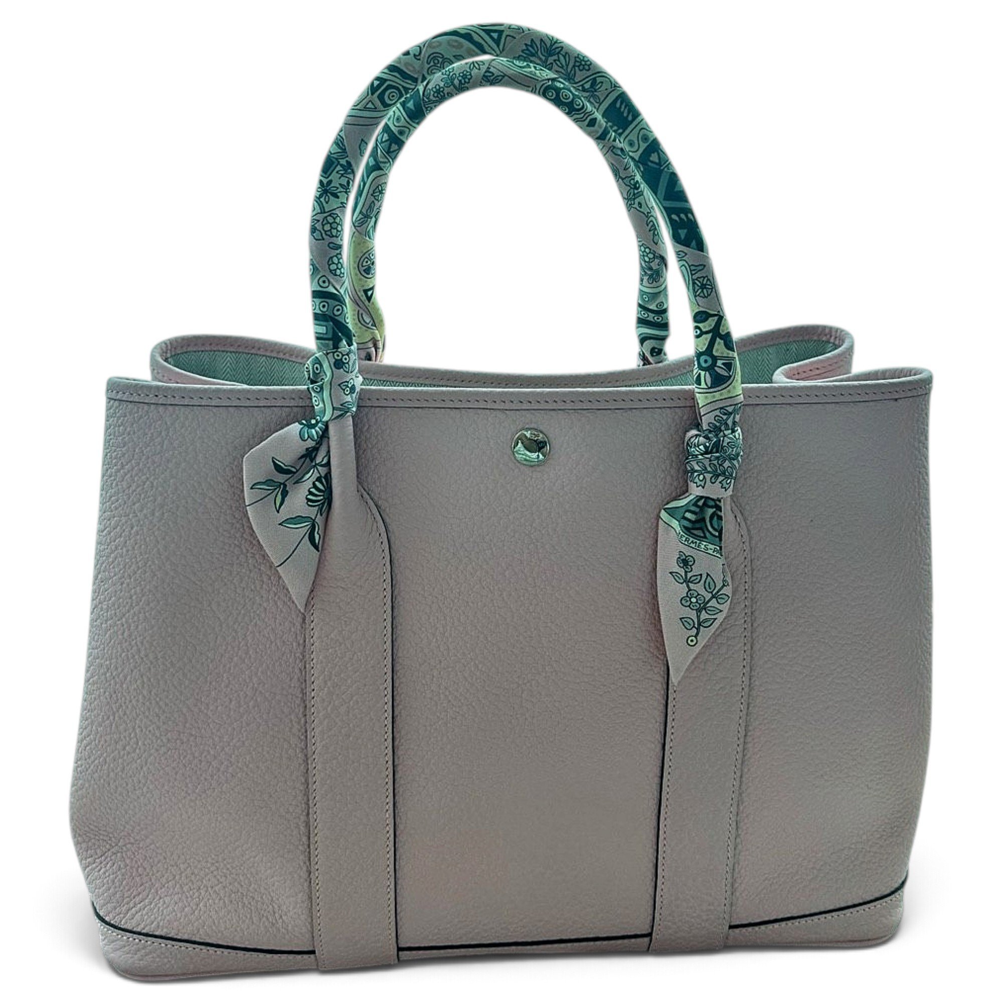 Hermes Garden Party 36 Handbag Rose Sakura