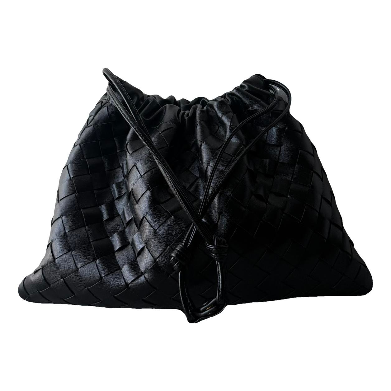 Window leather handbag