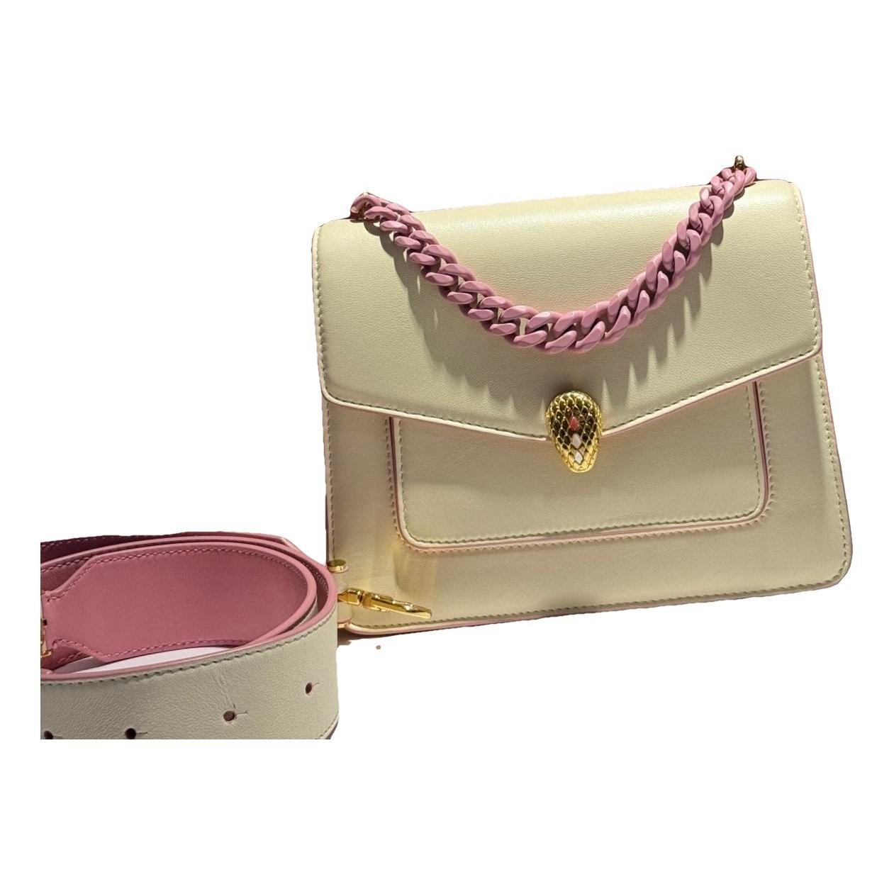 Serpenti leather handbag