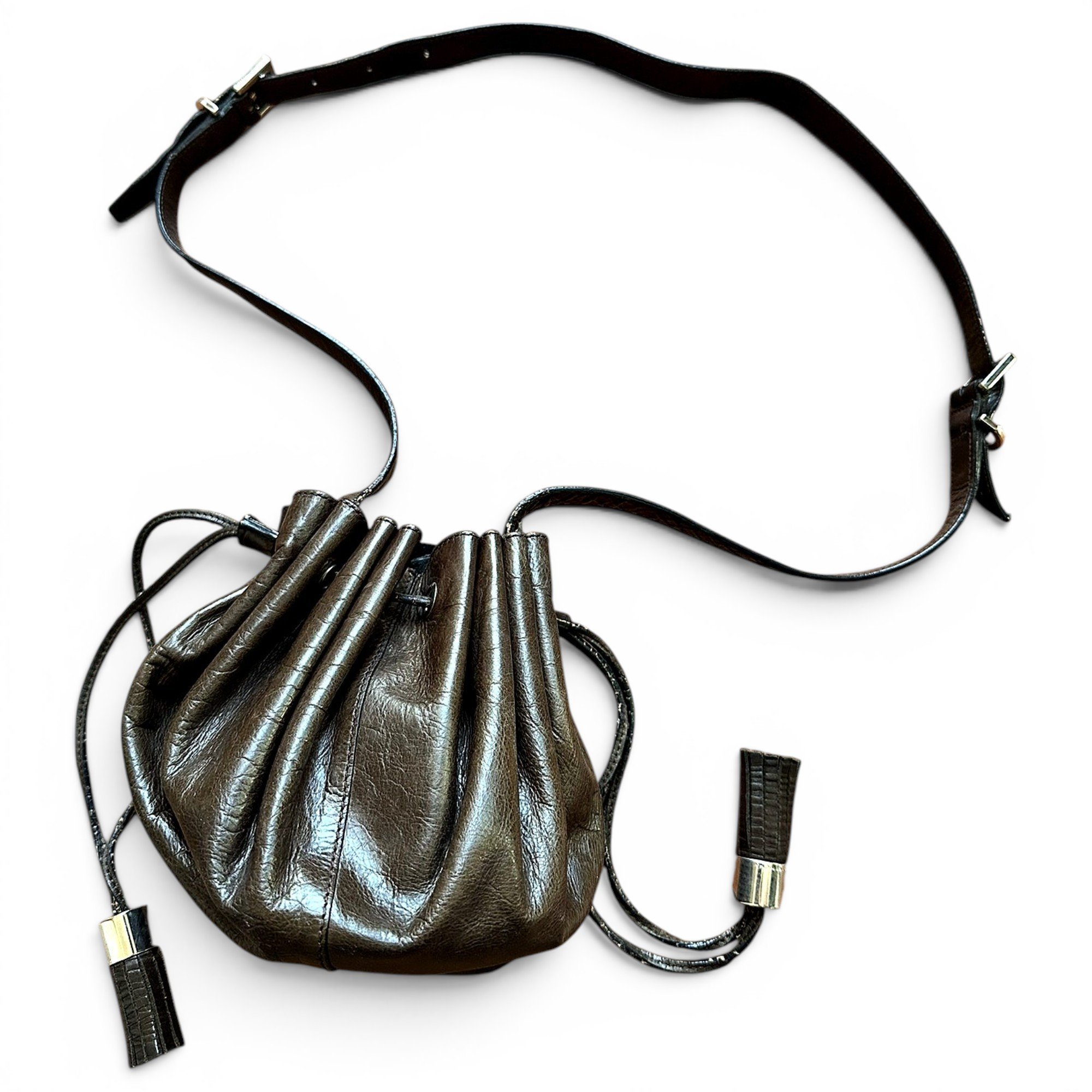 Leather handbag