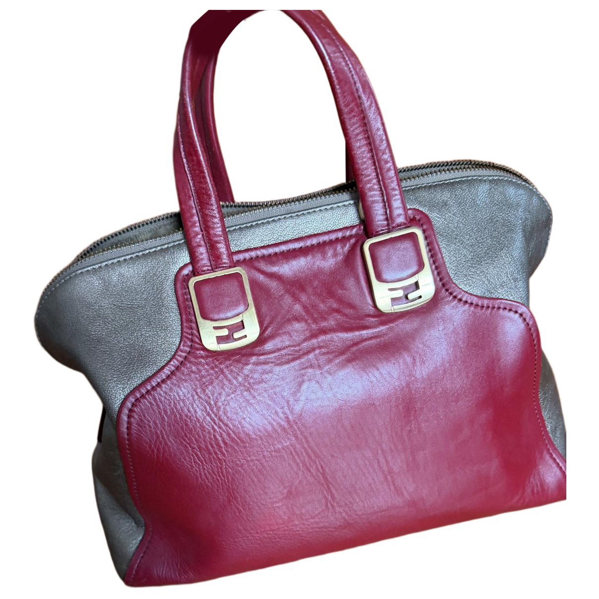 Chameleon leather handbag