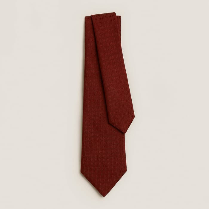 Bordeaux Clair Faconnee H Tie