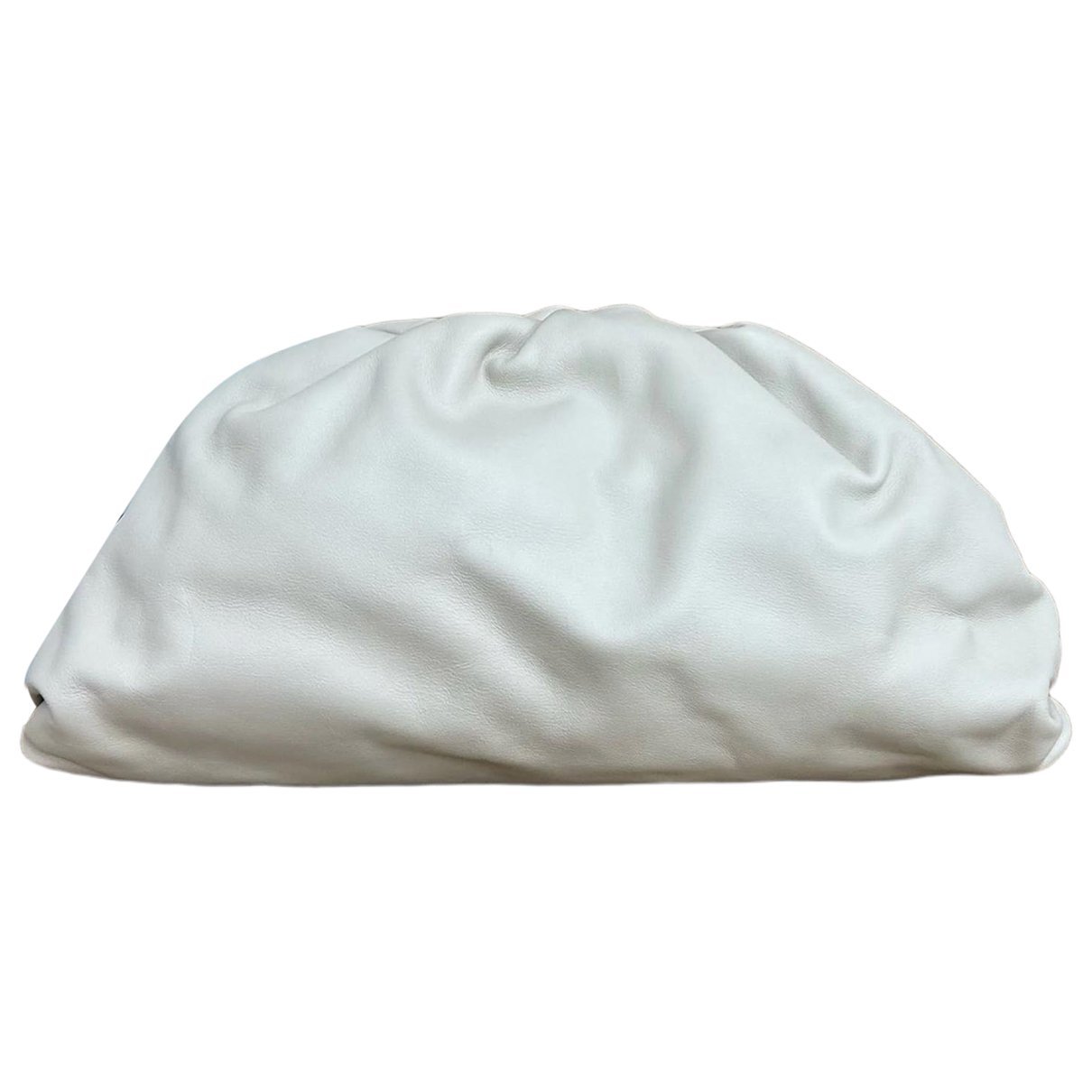 Pouch leather clutch bag