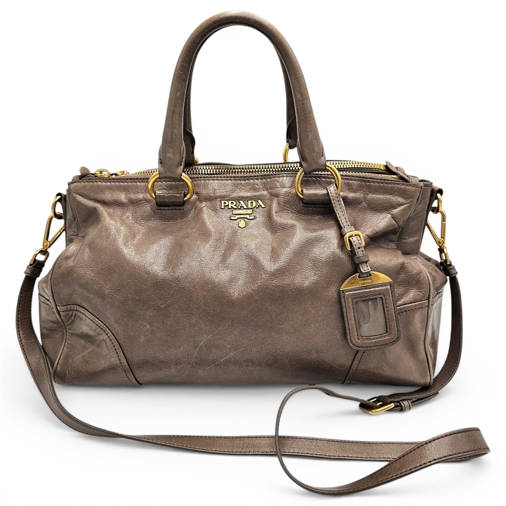 Leather tote