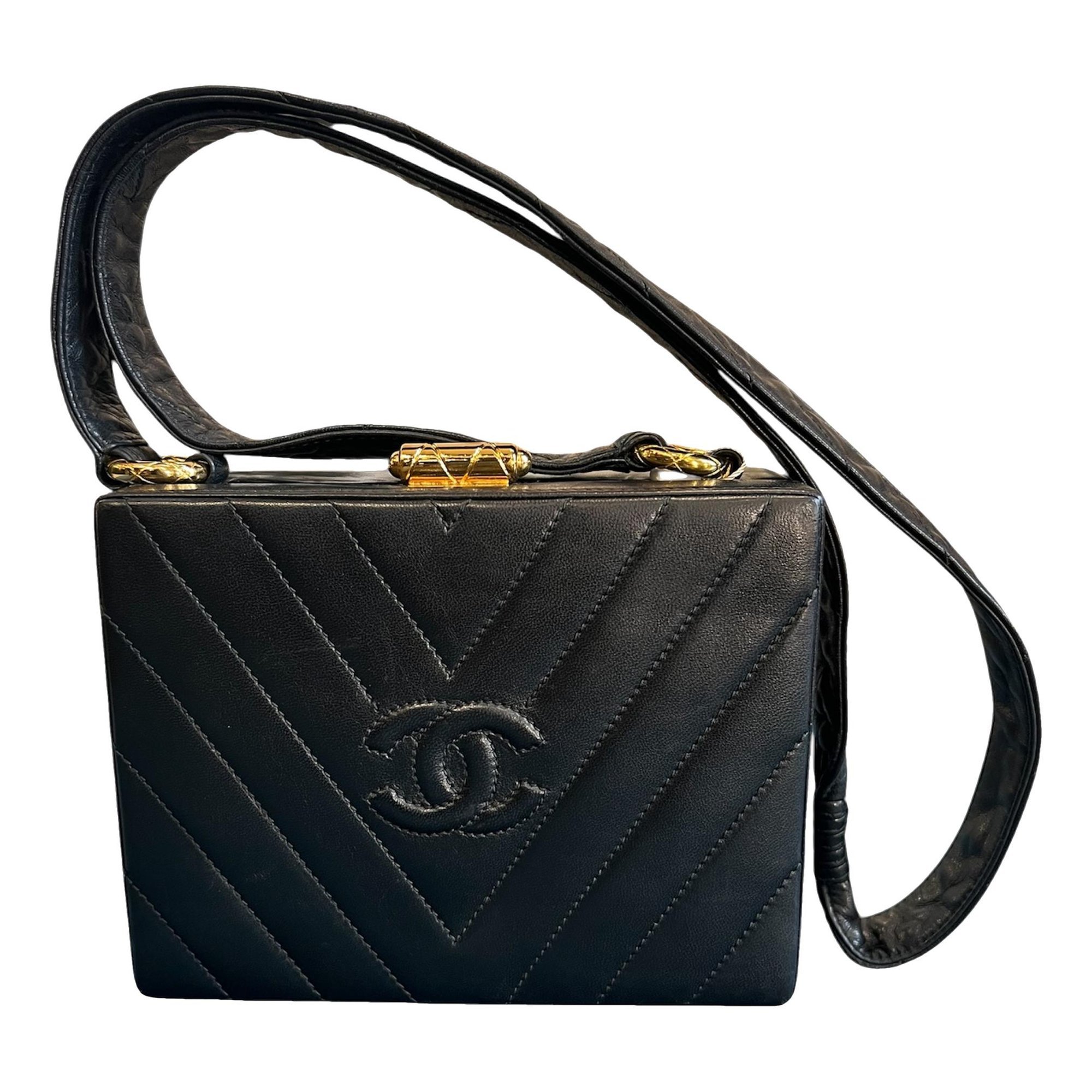Leather handbag