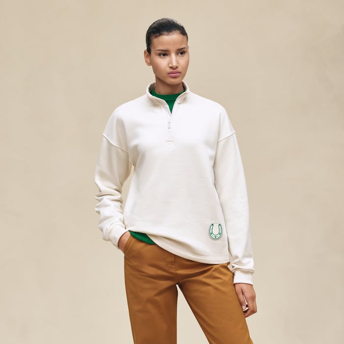 Blanc Cassé Sweatshirt With Patch