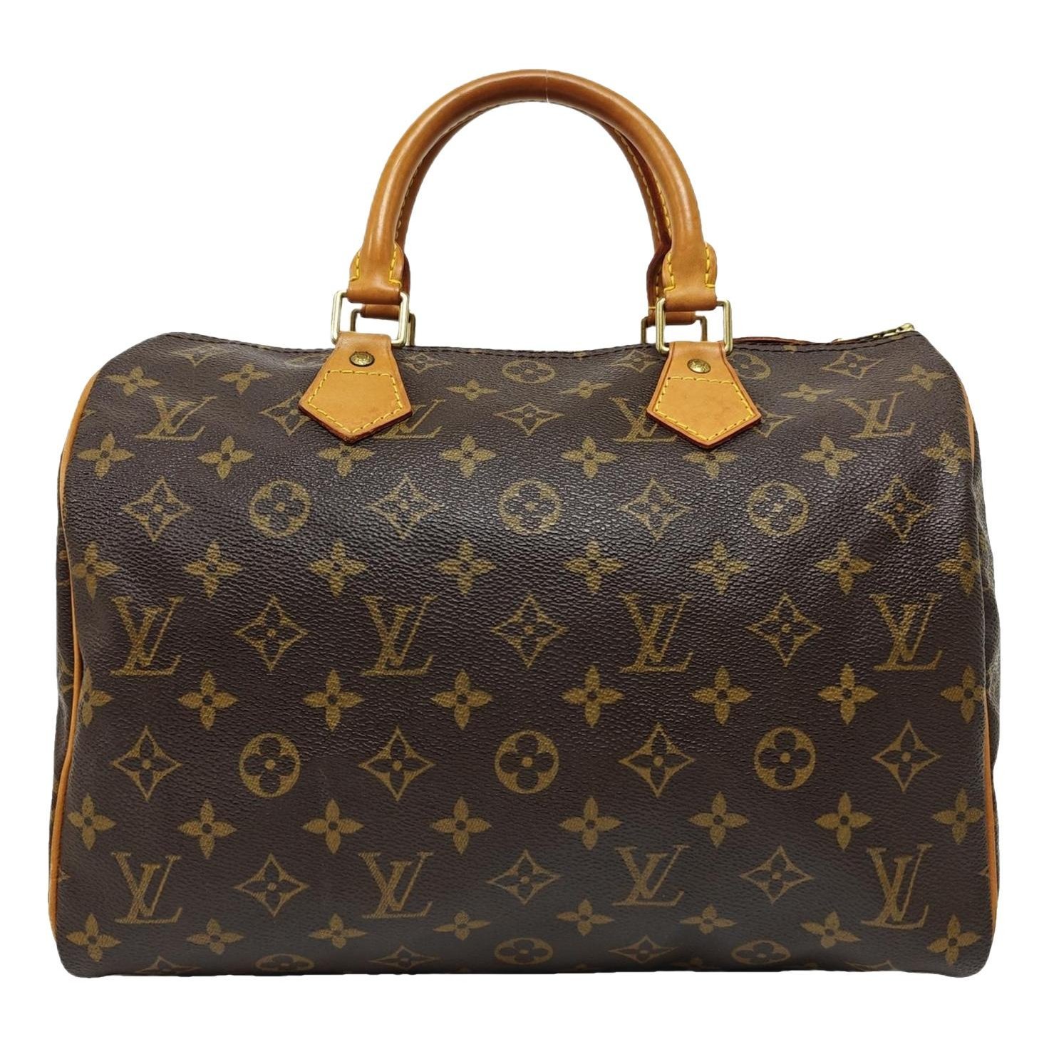 Nano Speedy / Mini HL leather handbag