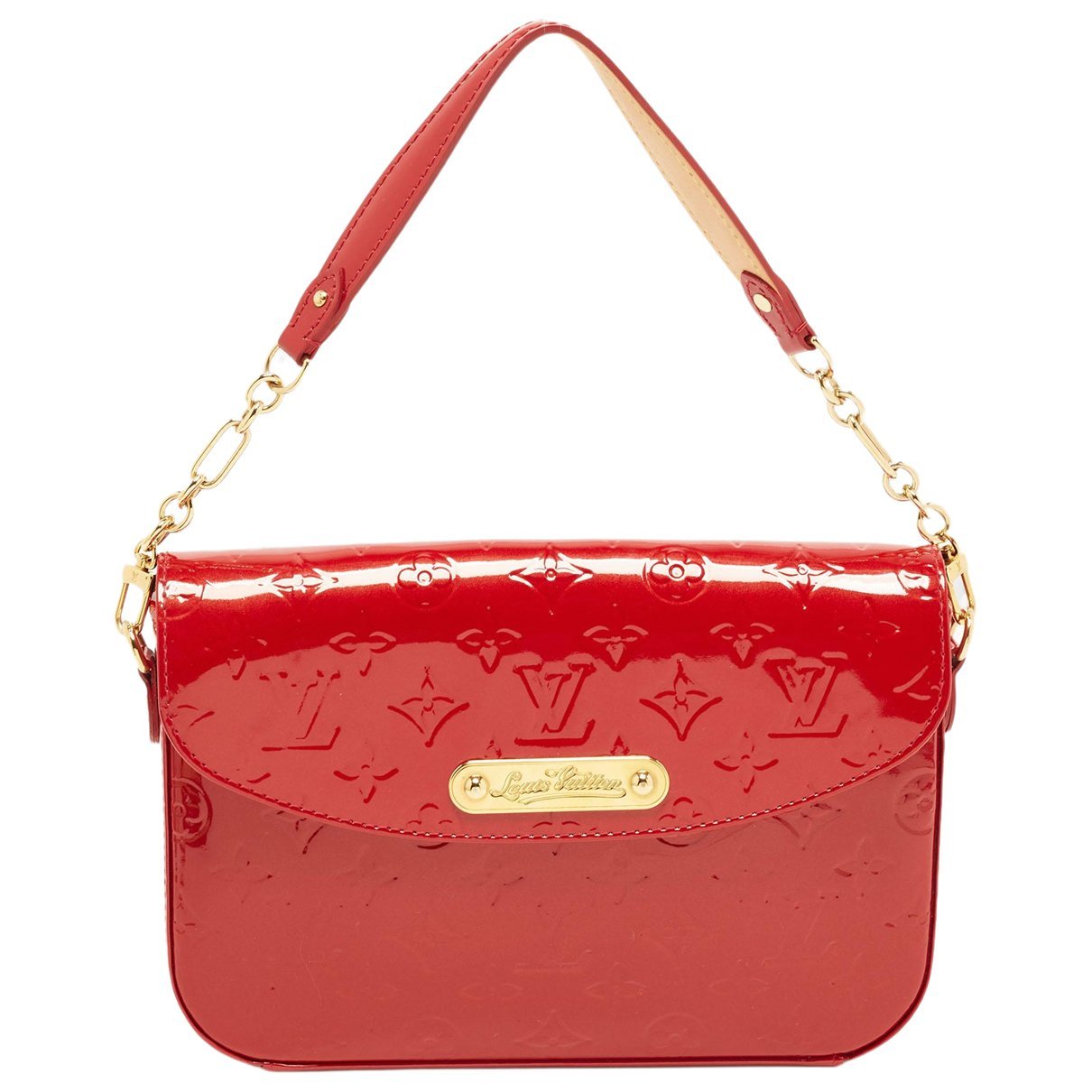Patent leather handbag