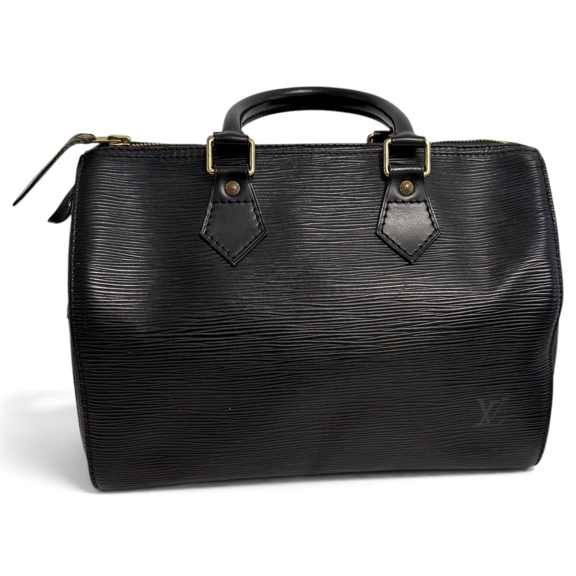 Speedy leather handbag