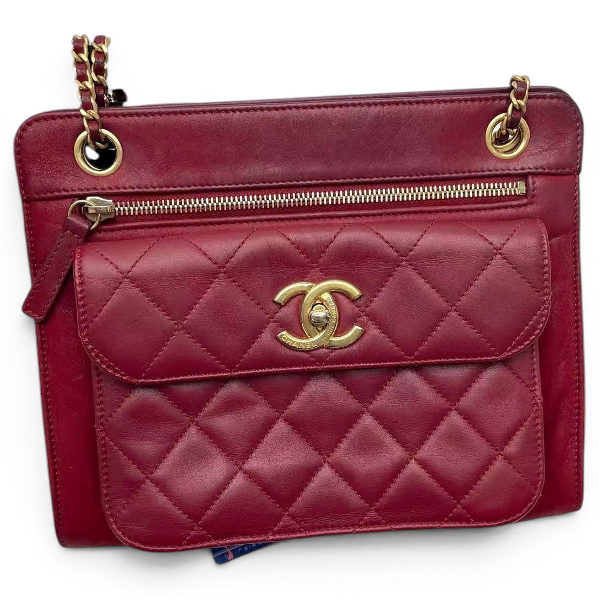 Leather handbag