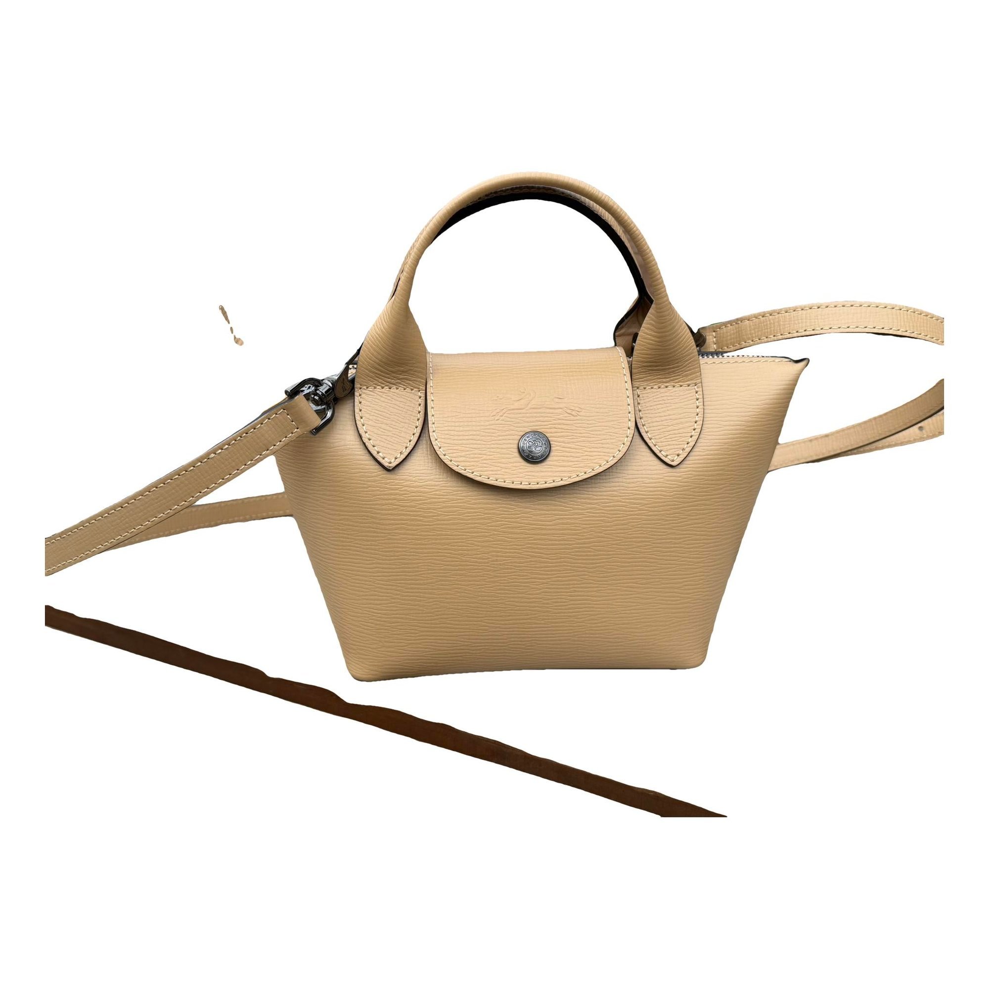 Pliage leather crossbody bag