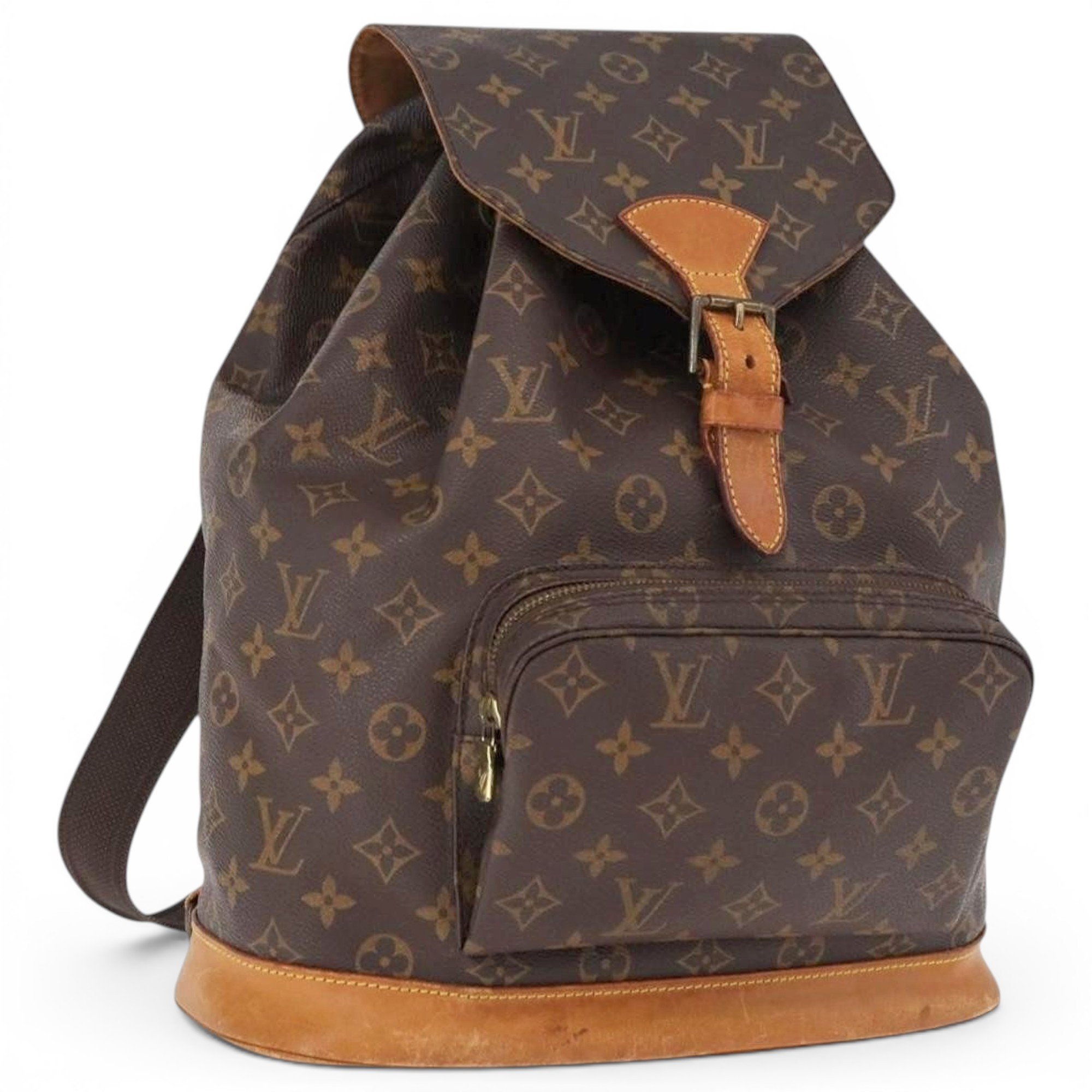 Montsouris leather backpack