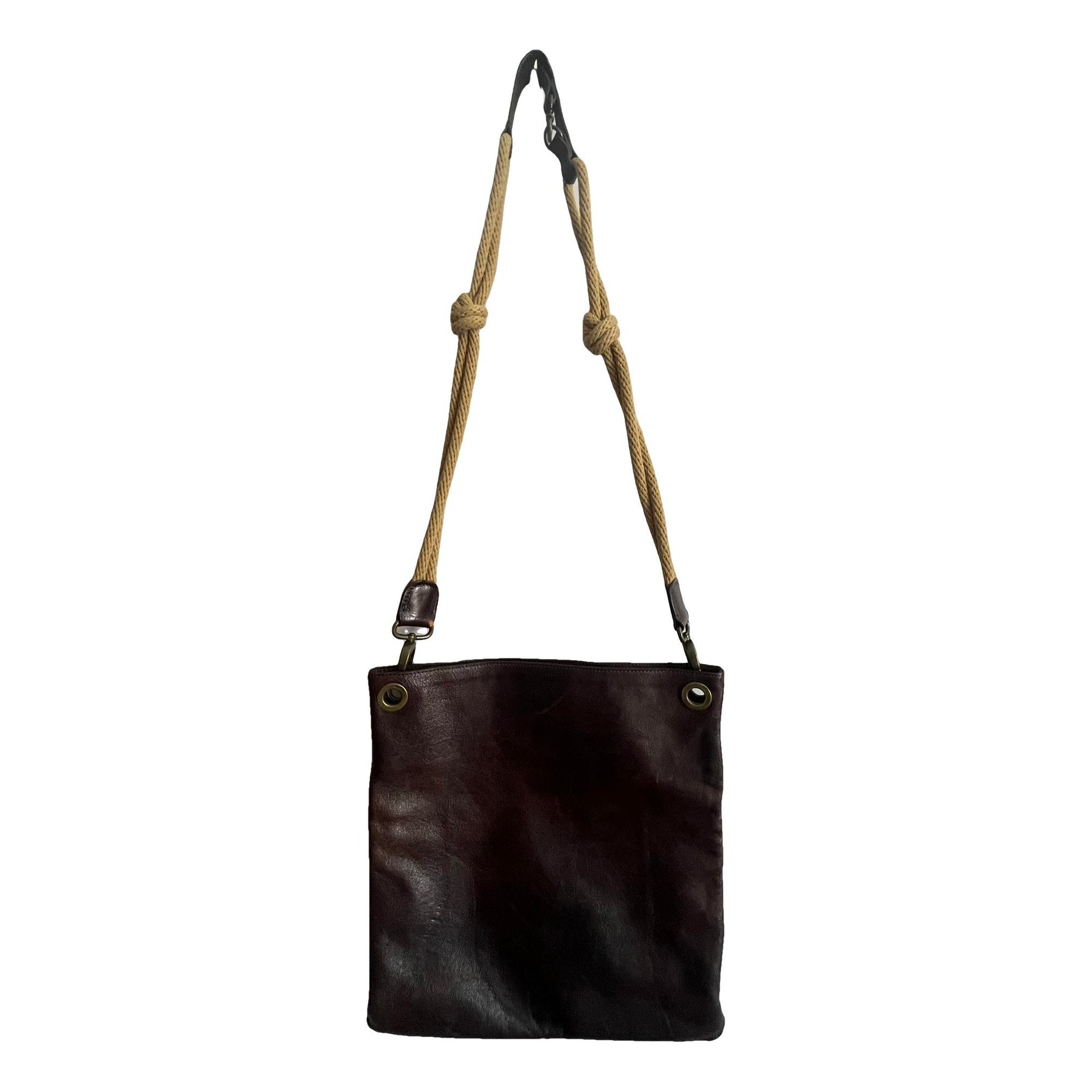Leather crossbody bag