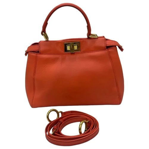 Peekaboo leather handbag