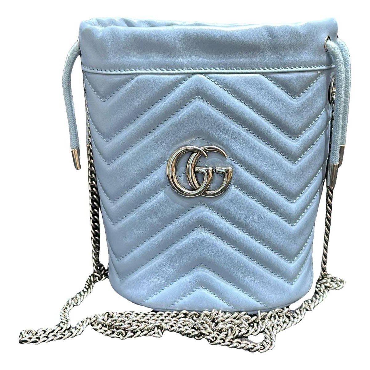 GG Marmont Chain Bucket leather handbag