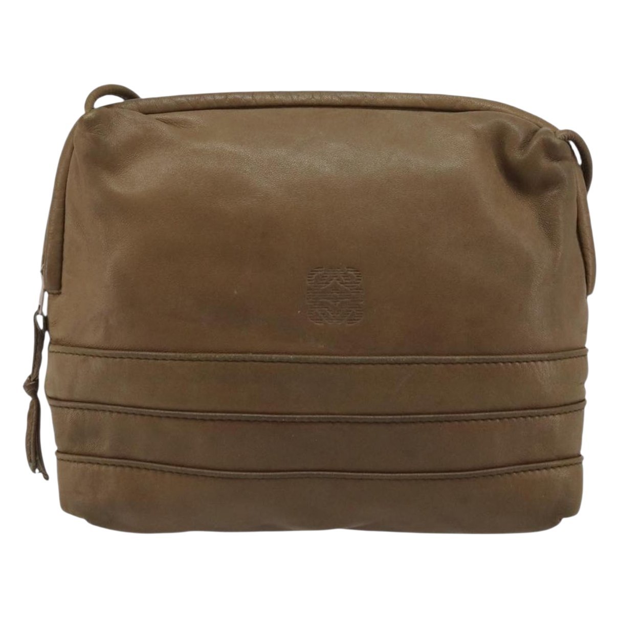 Anagram leather handbag