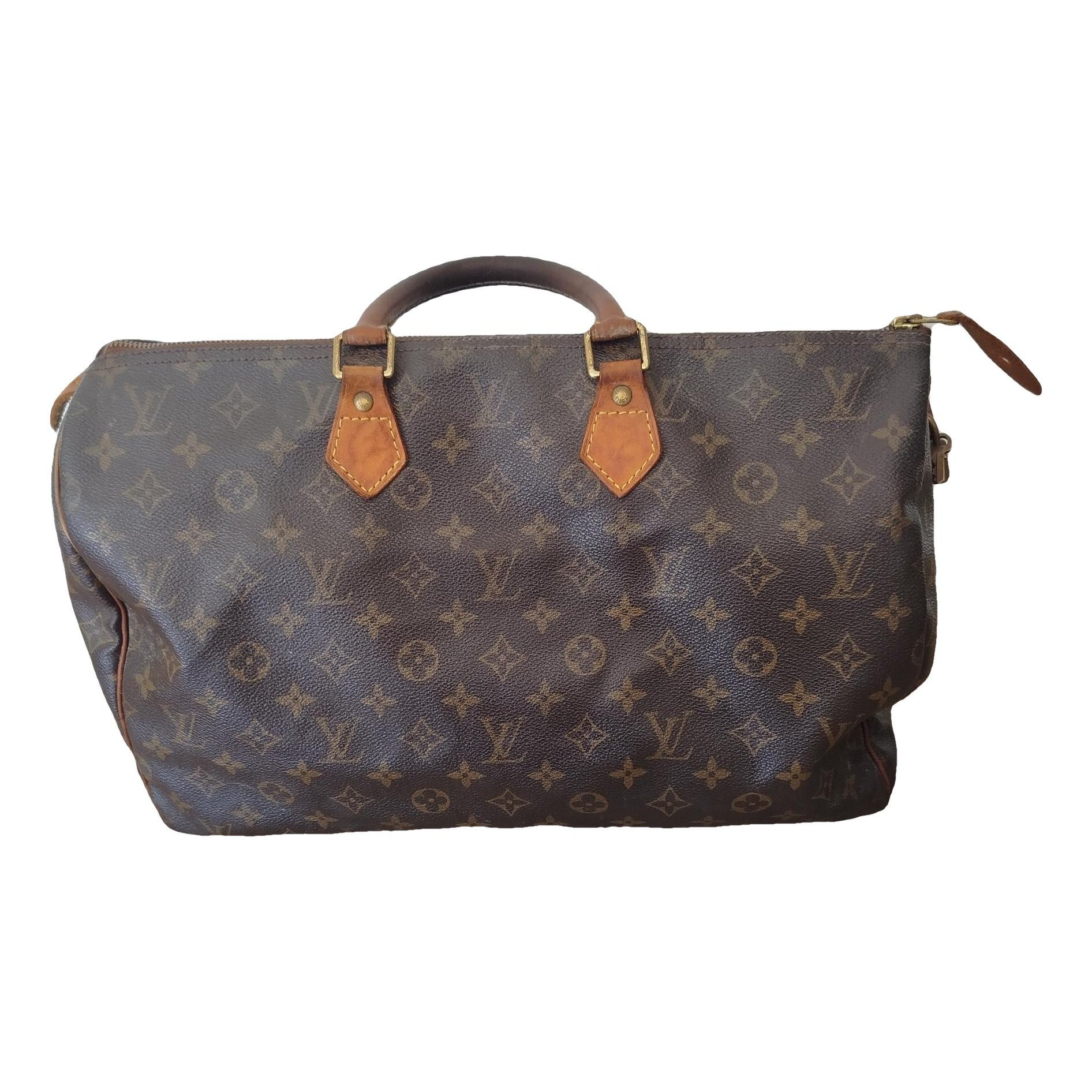 Speedy leather handbag
