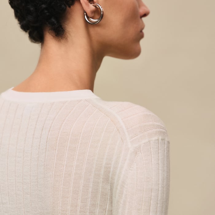 Blanc Naturel Long-sleeve Sweater