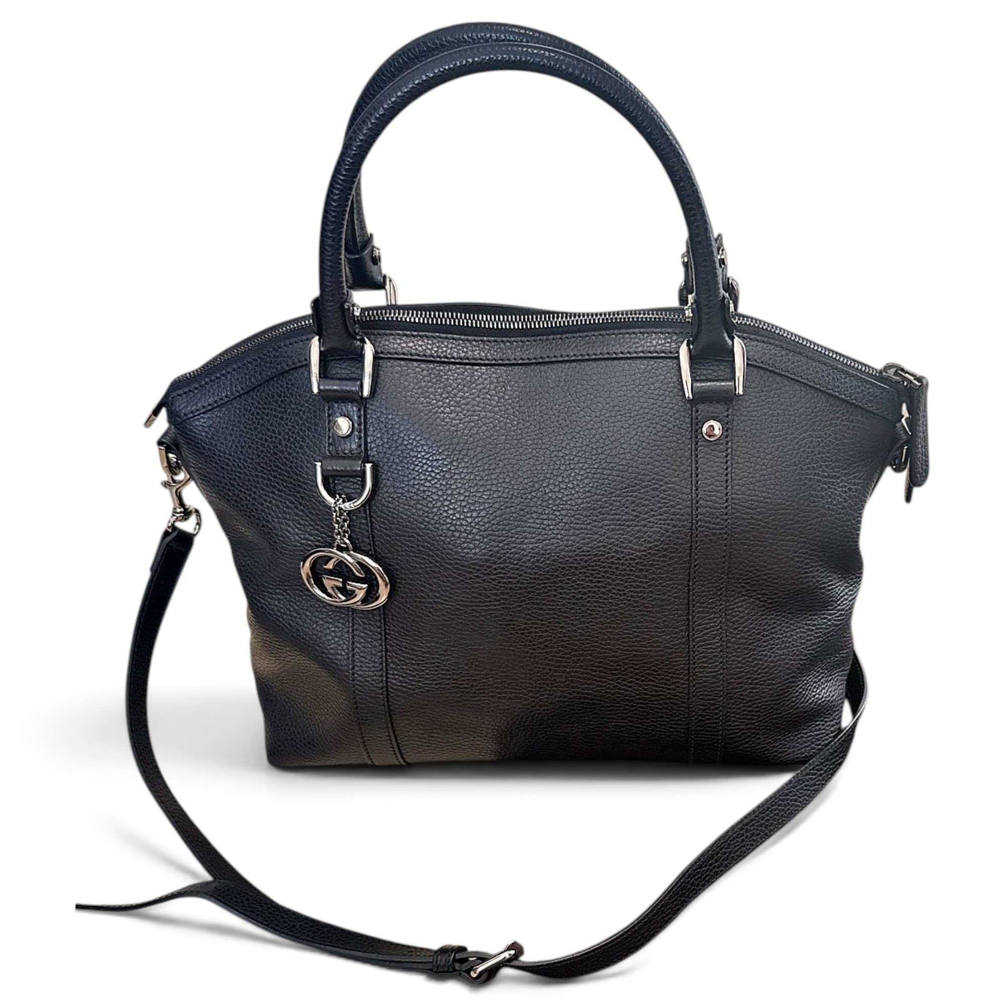 Leather handbag