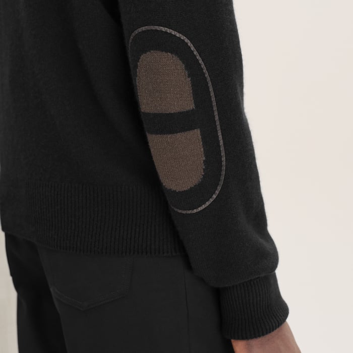 Noir Cashmere "Maillon Chaine d'Ancre" Full-zip Jacket