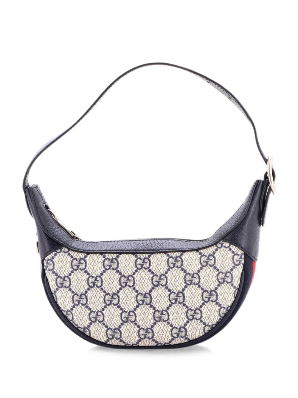 Ophidia Half Moon Bag GG Coated Canvas Mini hobo bag