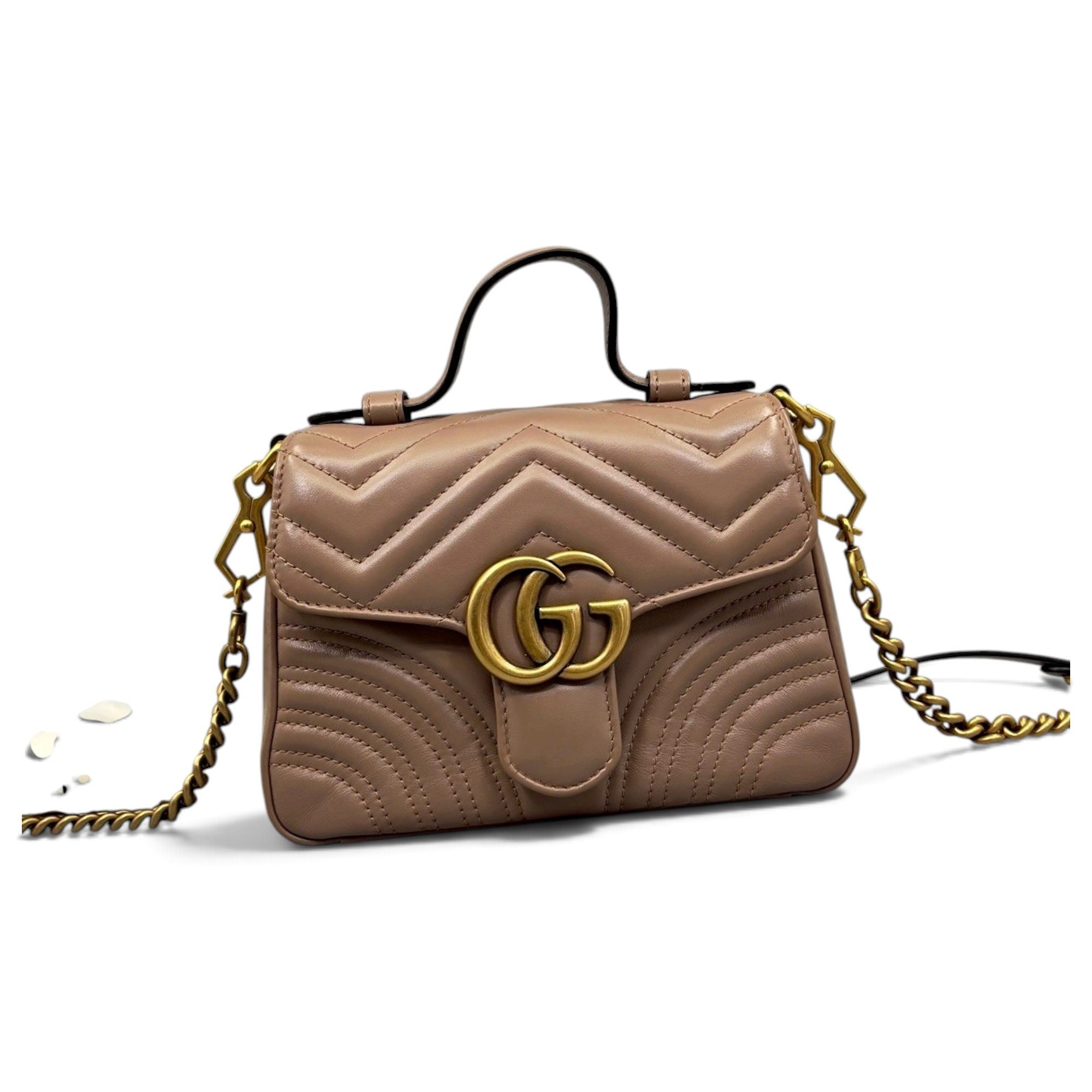 GG Marmont Flap leather handbag