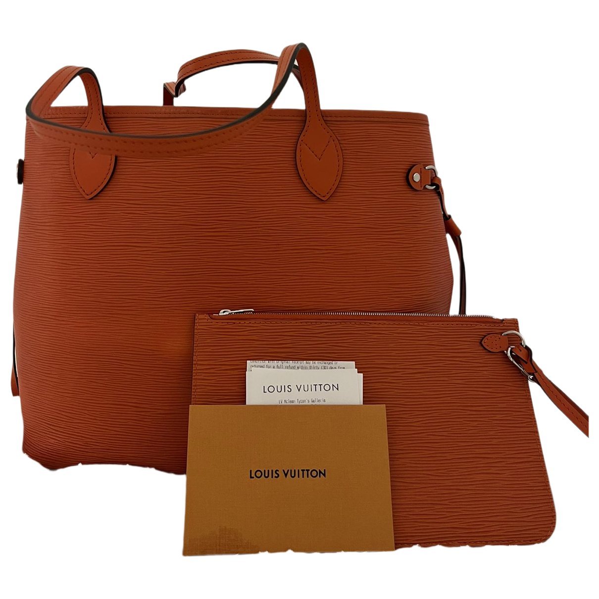 Neverfull leather tote