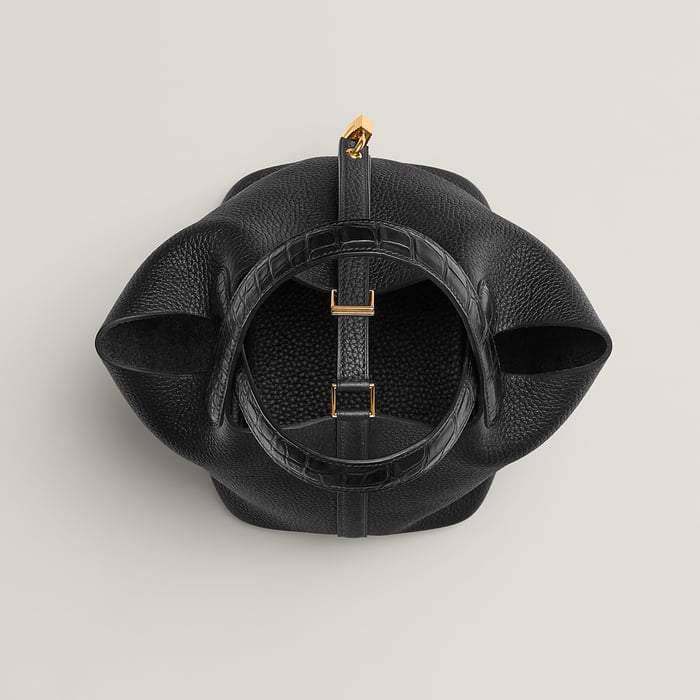 Noir Picotin Lock 18 Bag