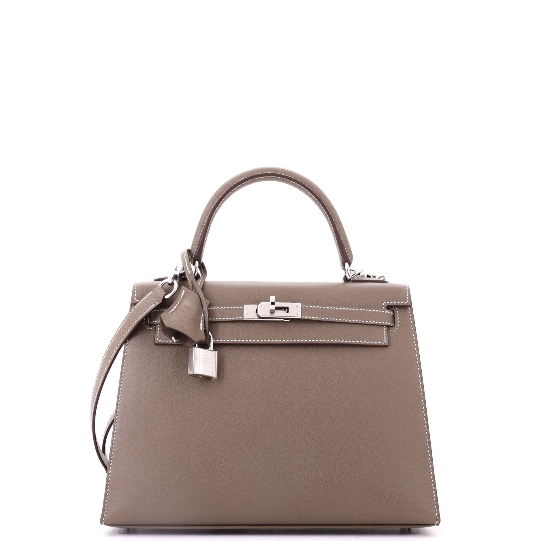 Kelly 25 leather handbag