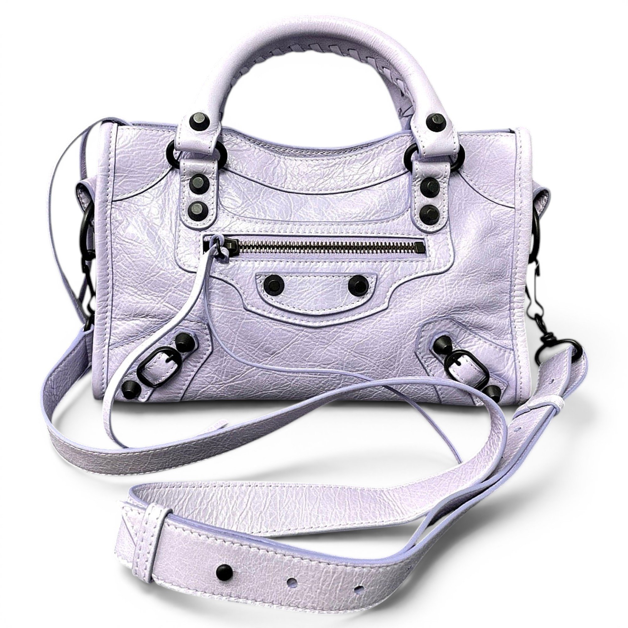 Leather handbag