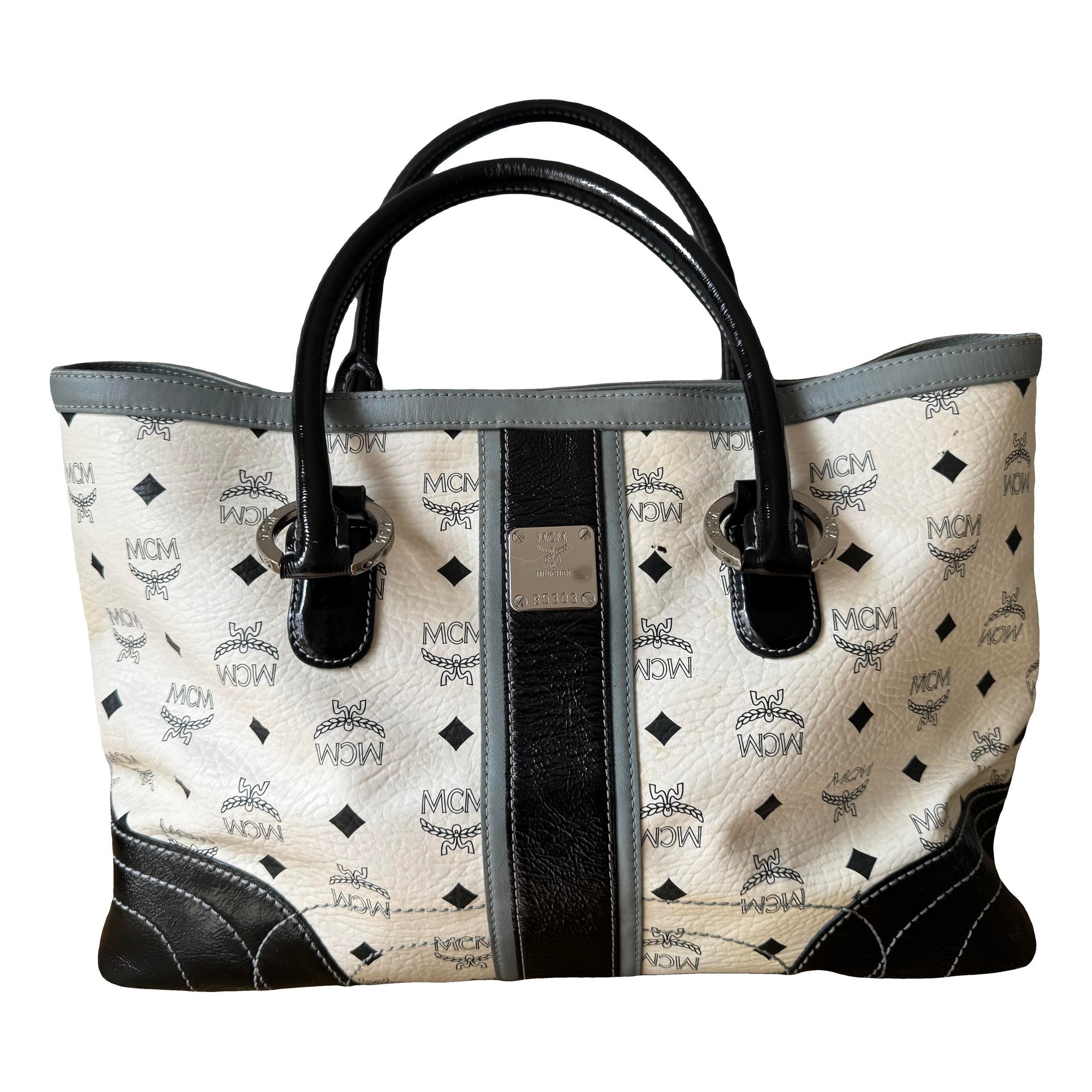 Leather tote