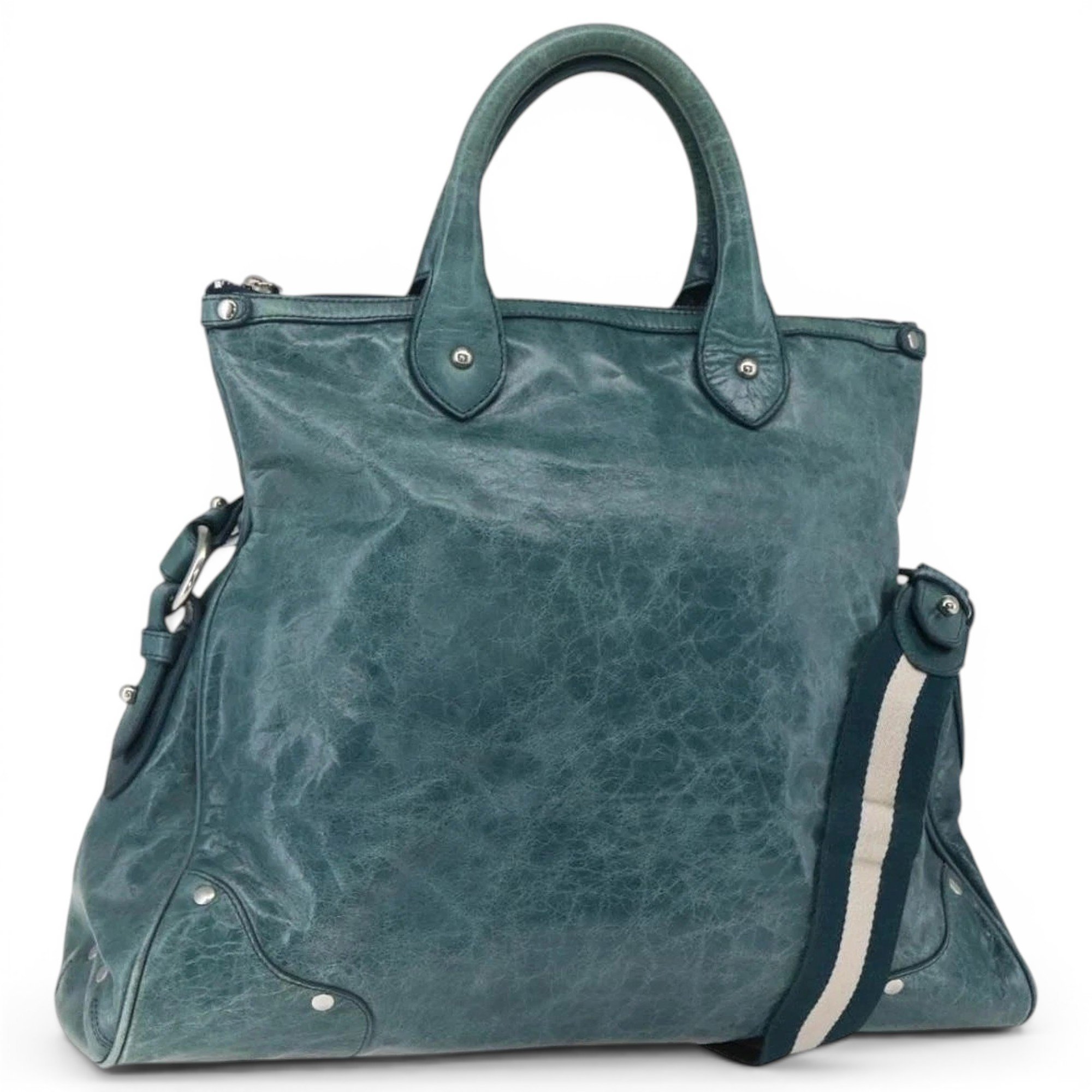 Leather handbag