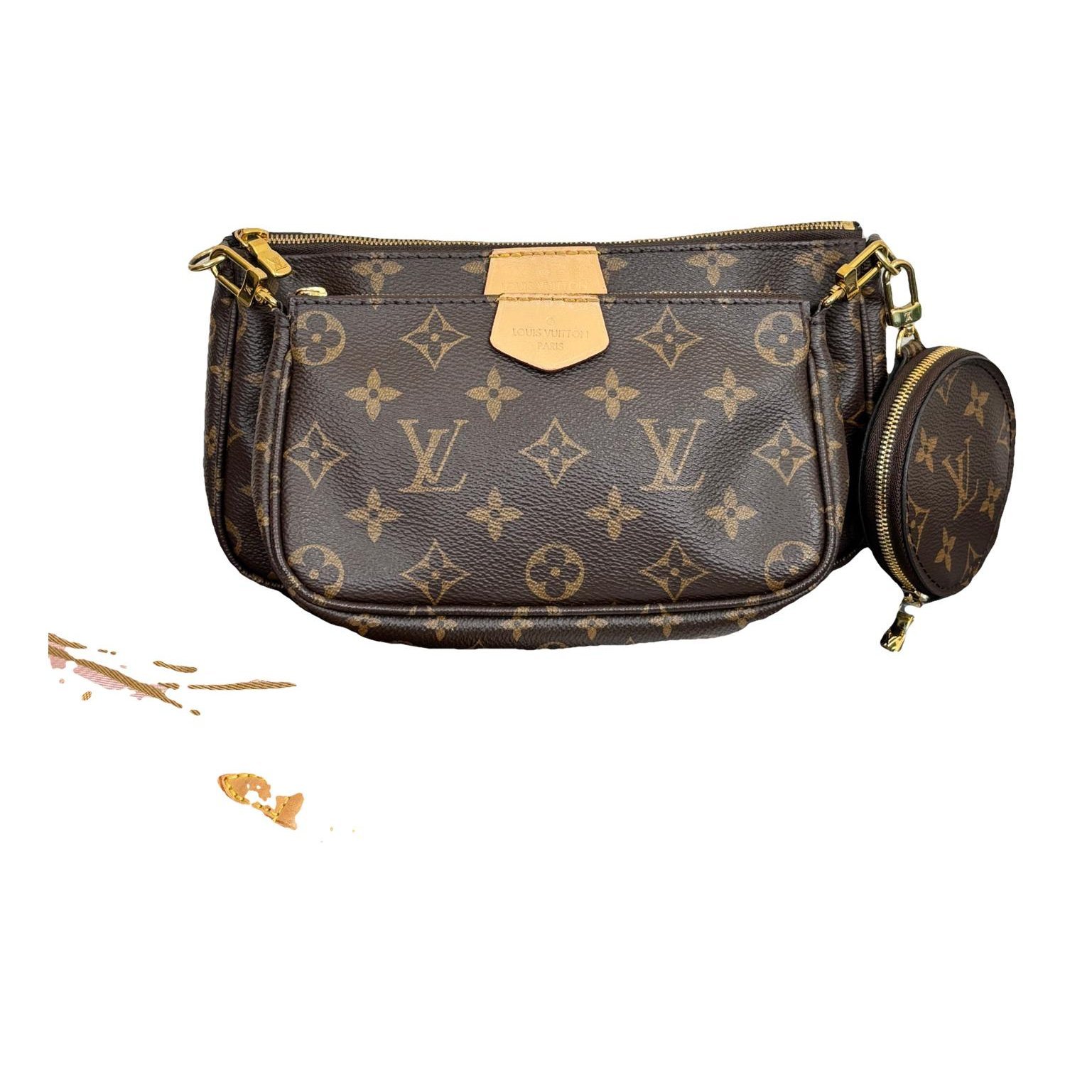 Multi Pochette Accessoires leather handbag