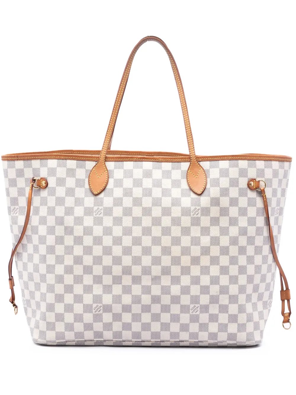 2010 Damier Azur Neverfull GM tote bag