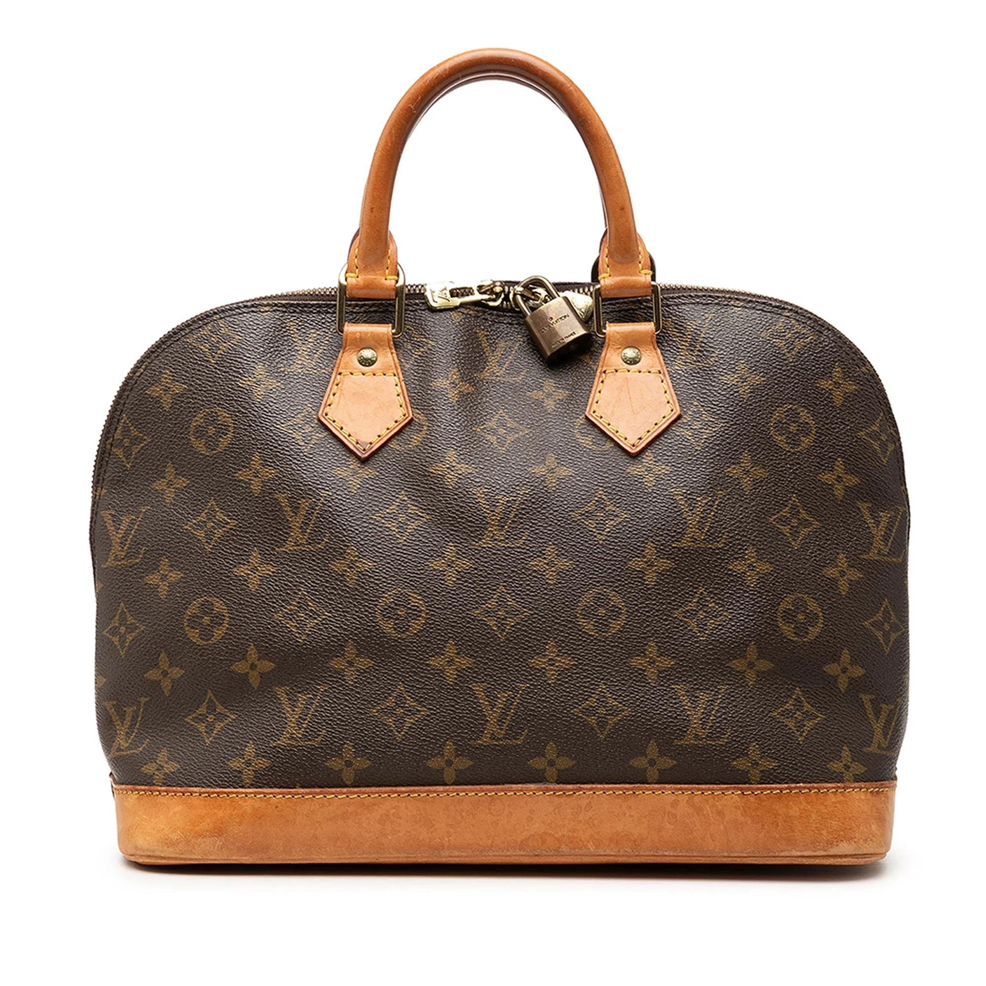 Alma leather handbag