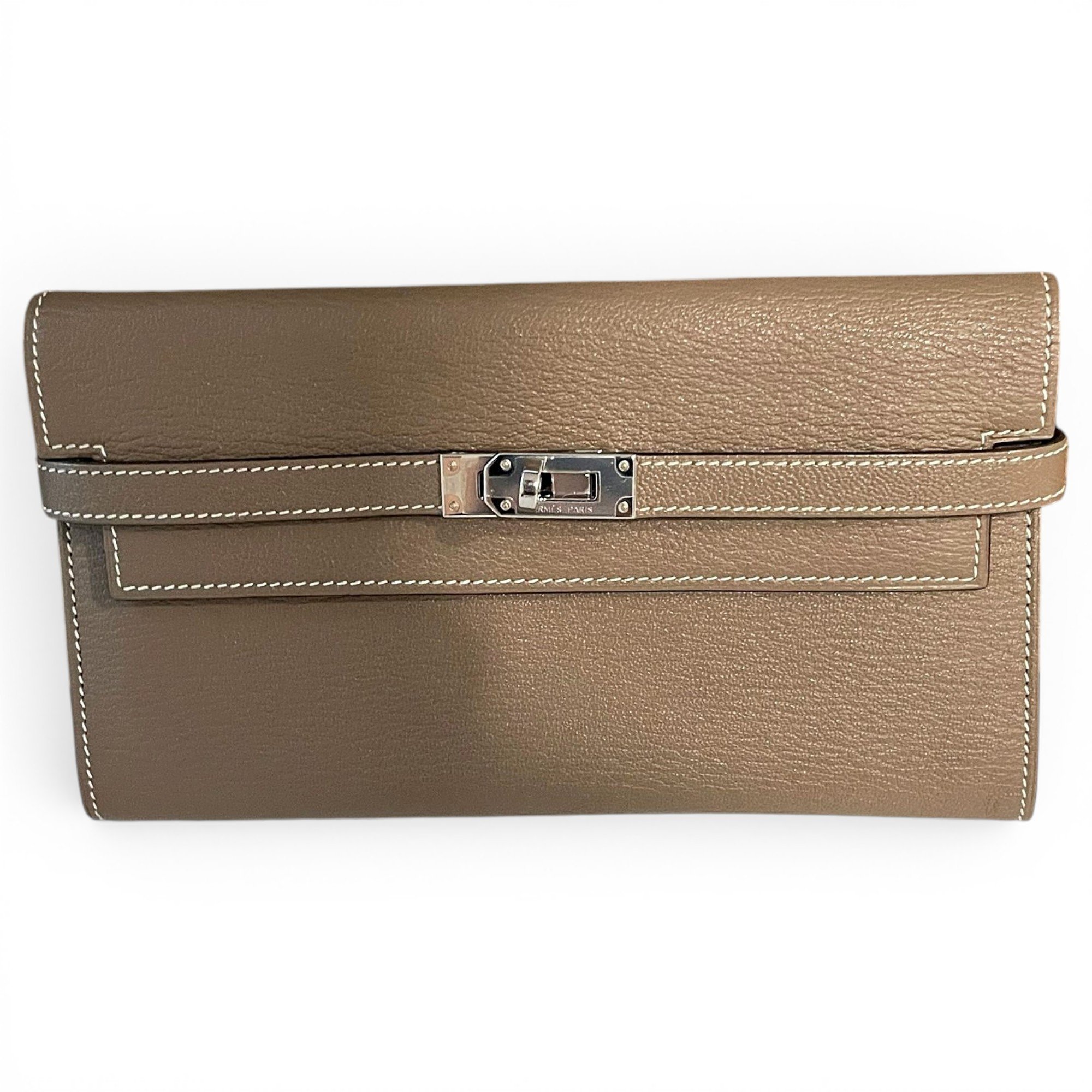 Kelly to go leather clutch bag