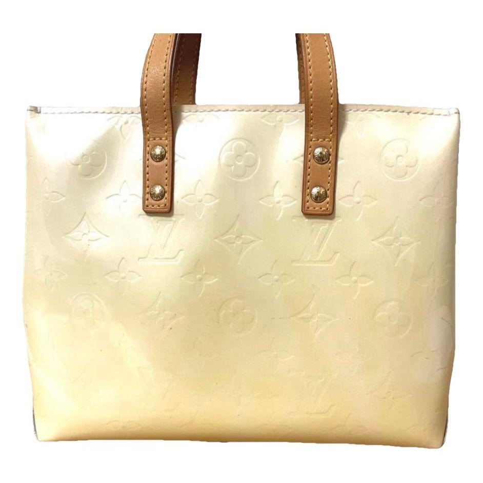 Reade patent leather handbag