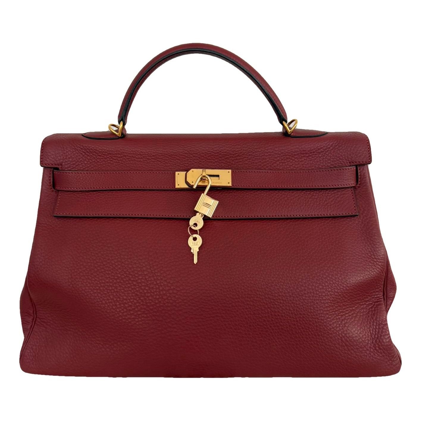 Kelly 35 leather handbag