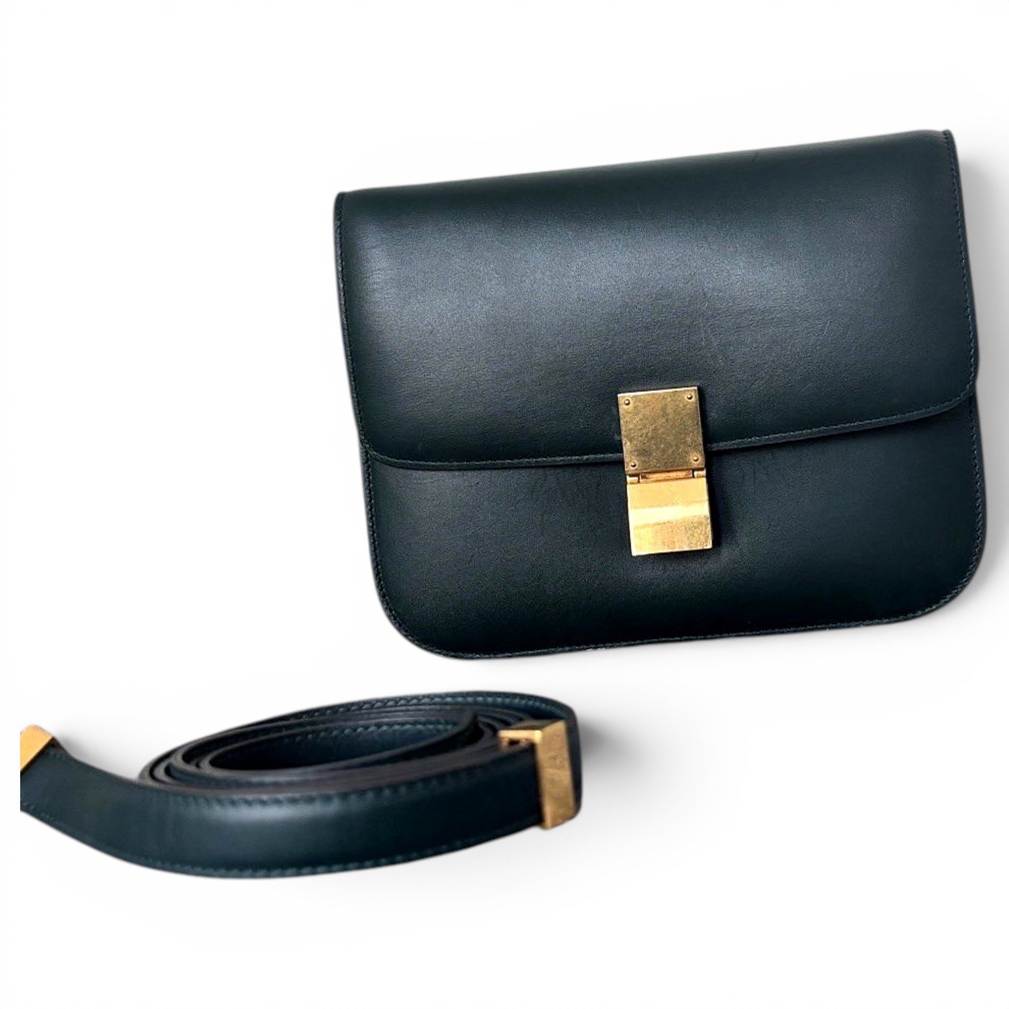 Classic leather handbag