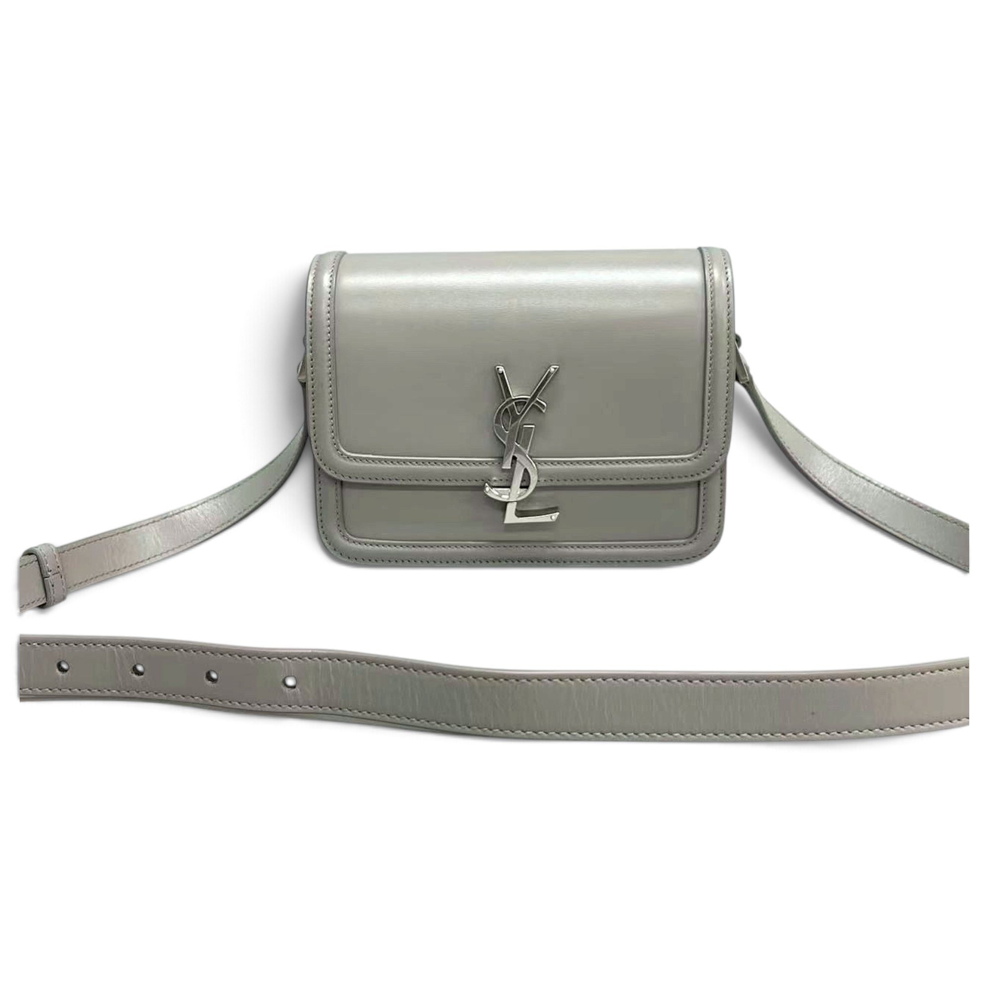Solférino leather handbag