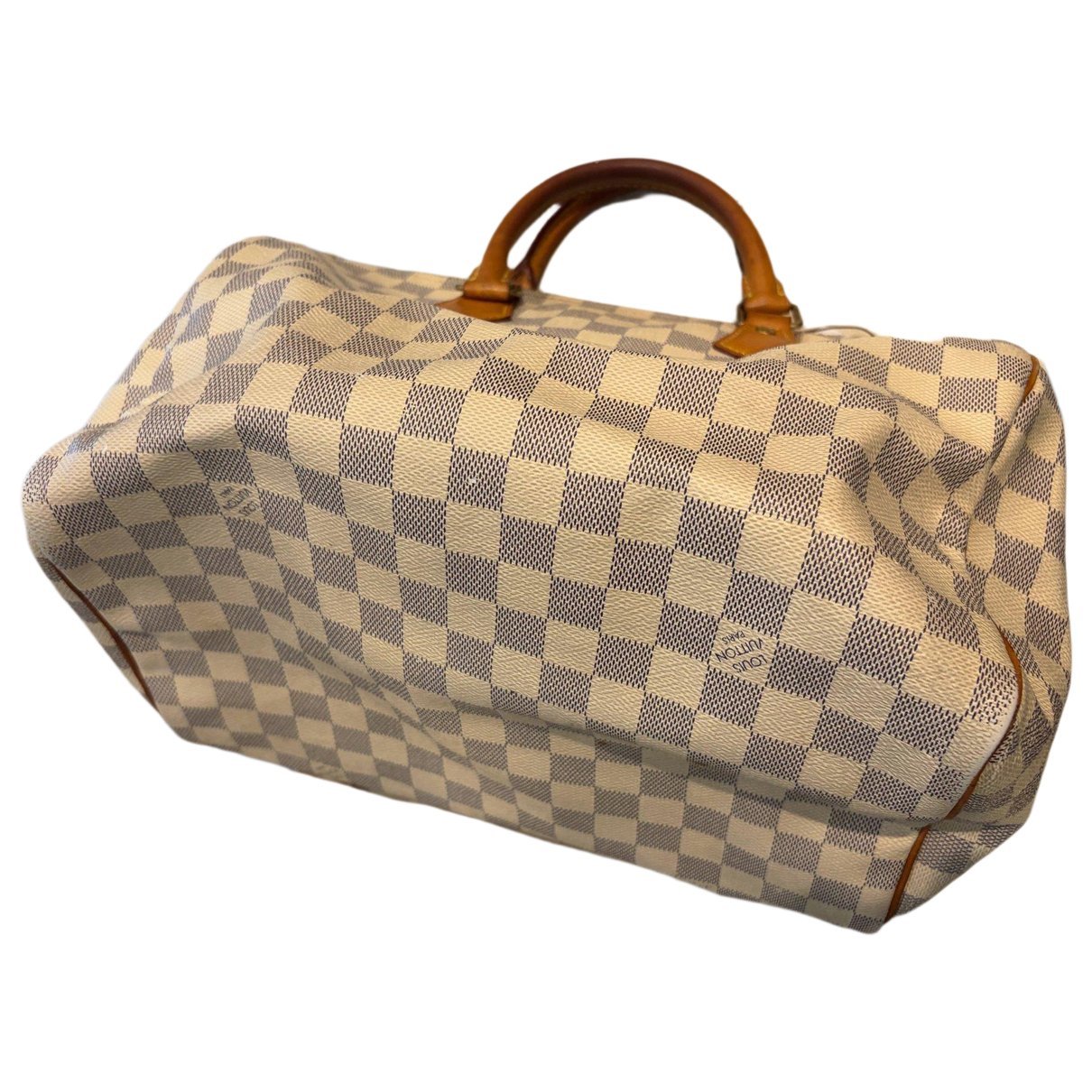 Speedy leather bowling bag