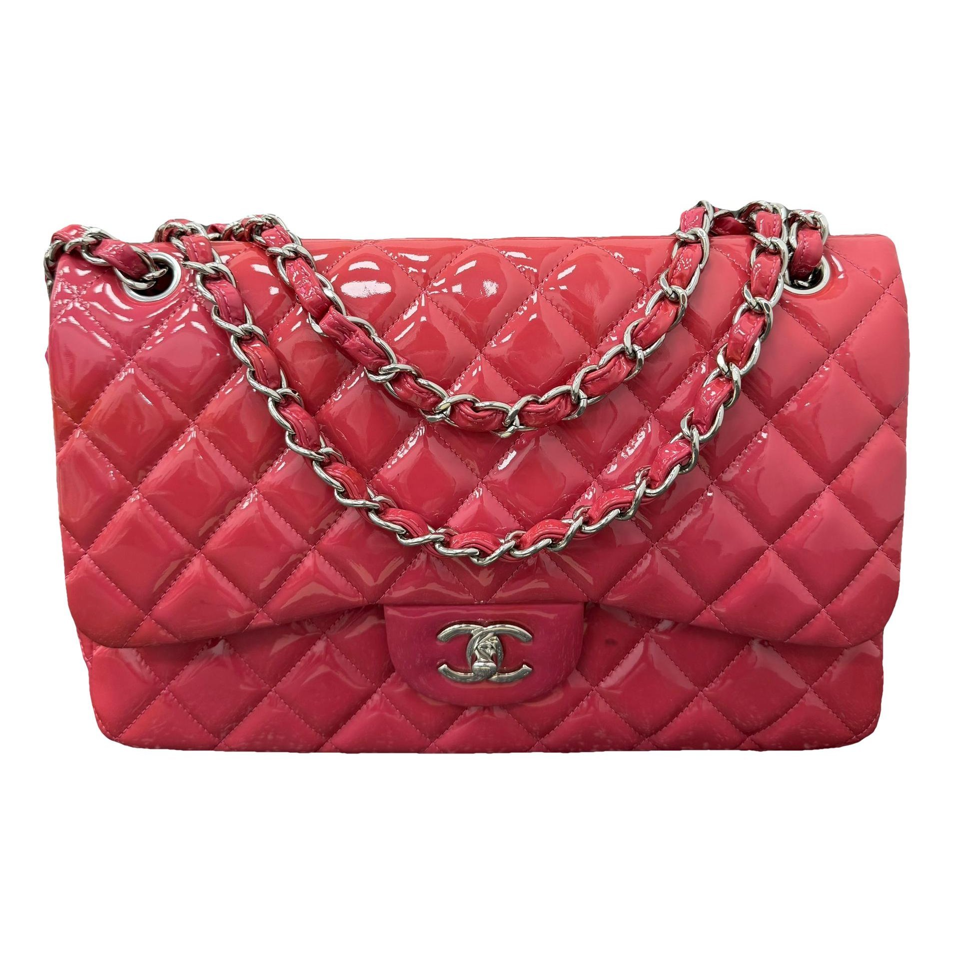 Timeless/Classique patent leather handbag