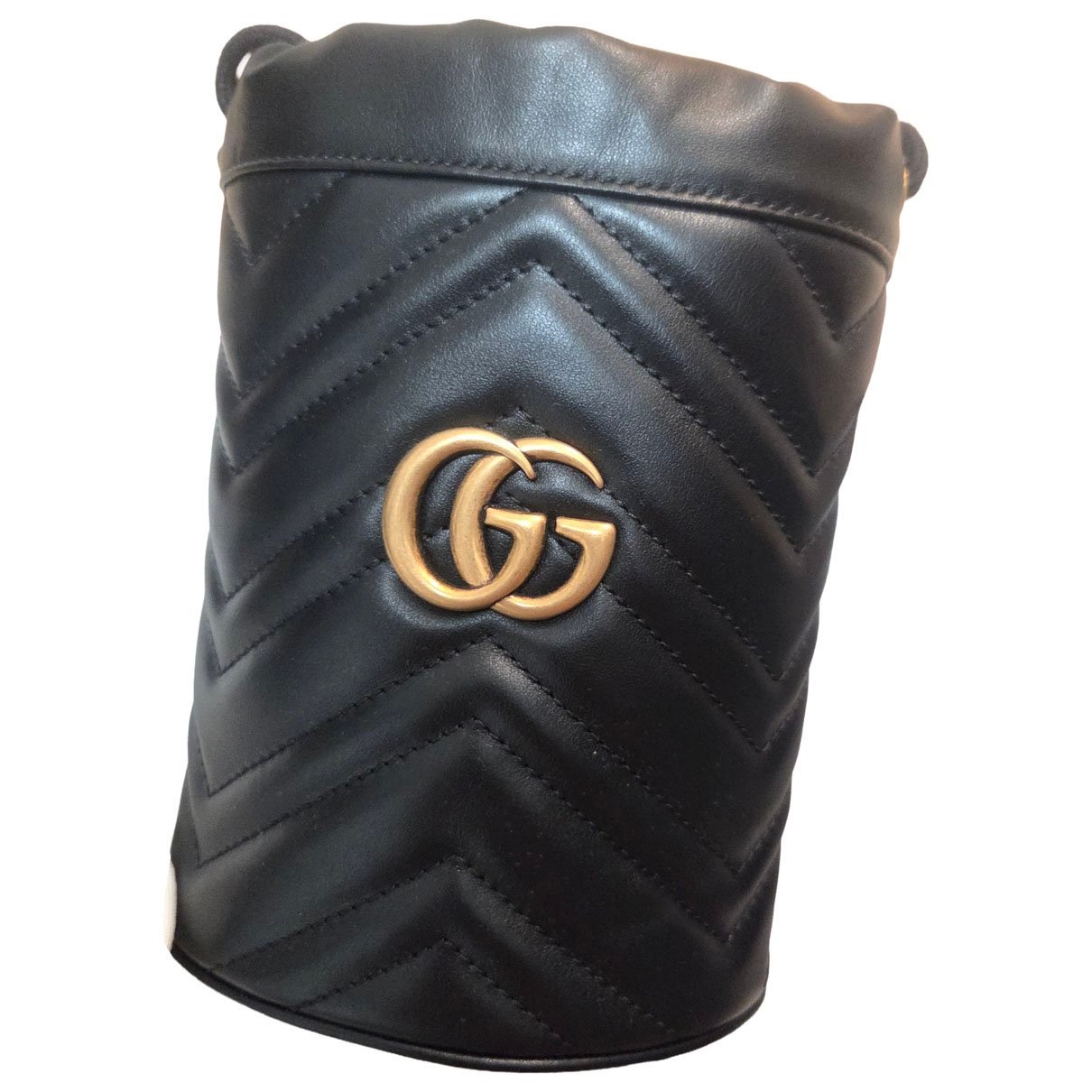 GG Marmont Chain Bucket leather crossbody bag