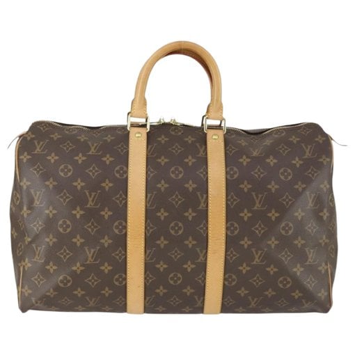 Louis Vuitton Keepall cloth travel bag